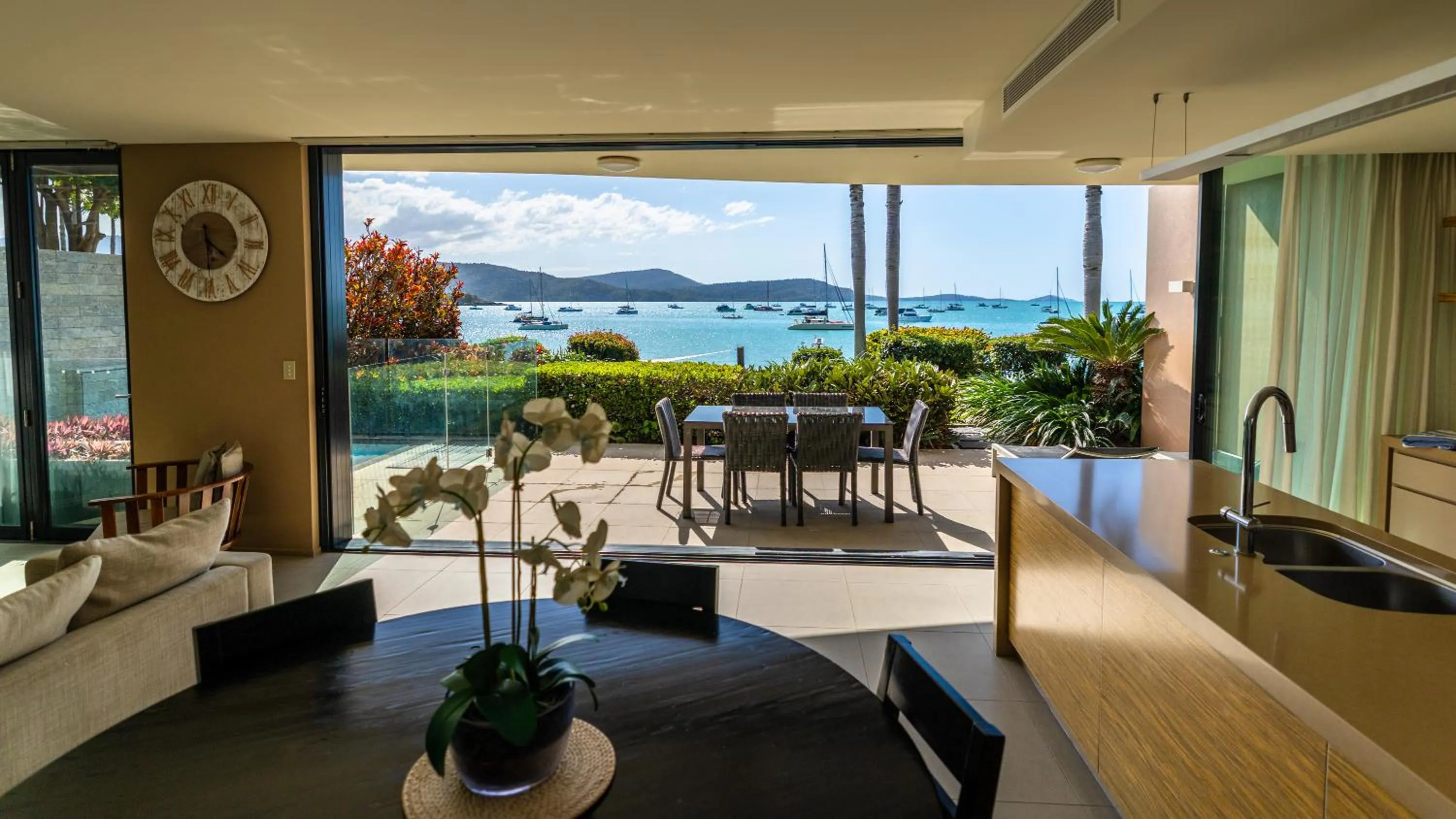 Living room in Mirage Whitsundays