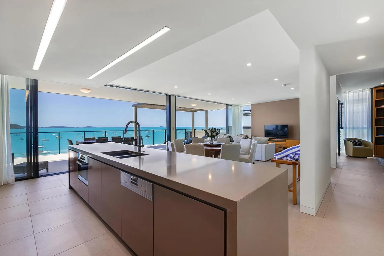 Living room in Mirage Whitsundays