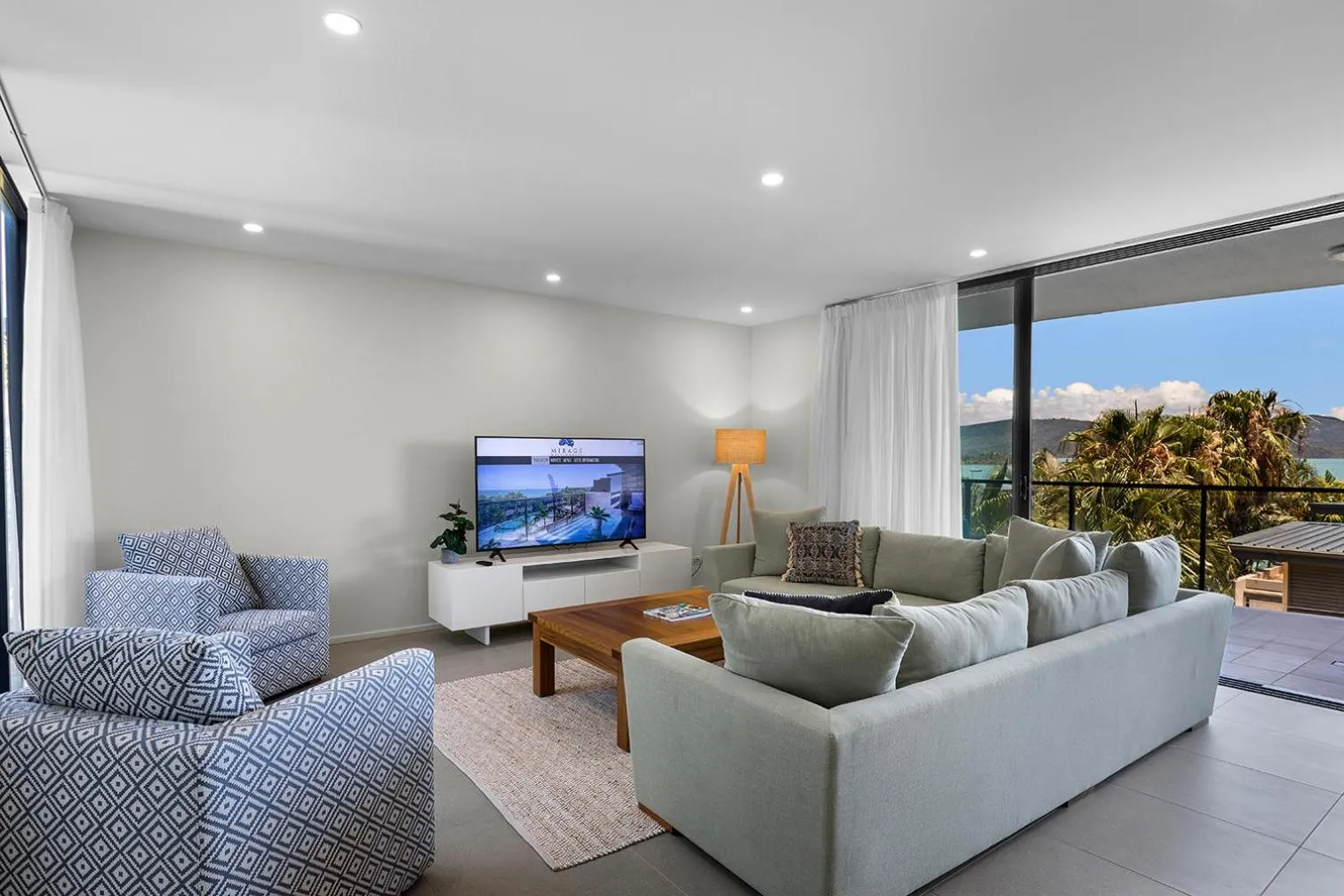 Living room in Mirage Whitsundays
