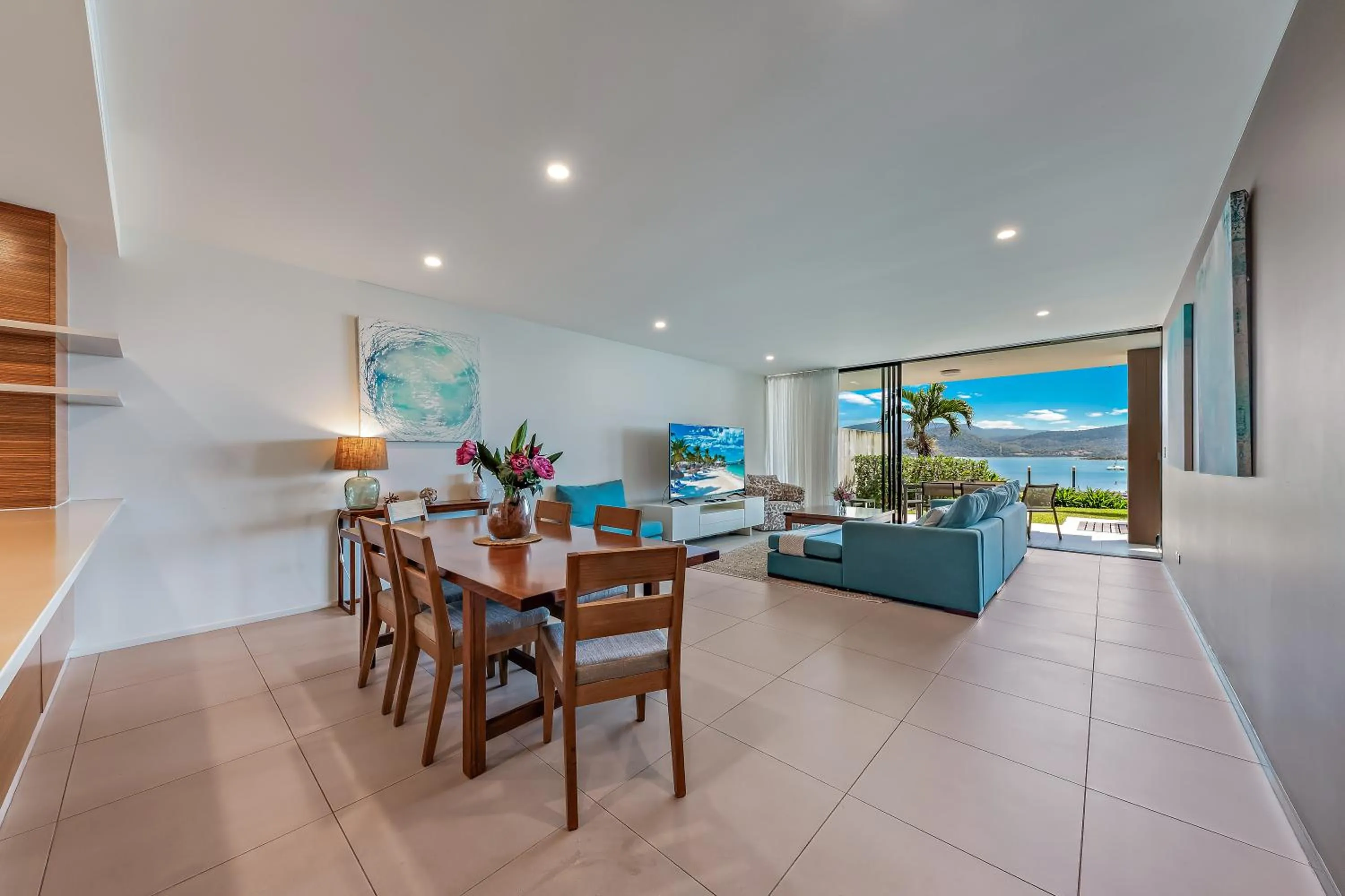 Living room in Mirage Whitsundays