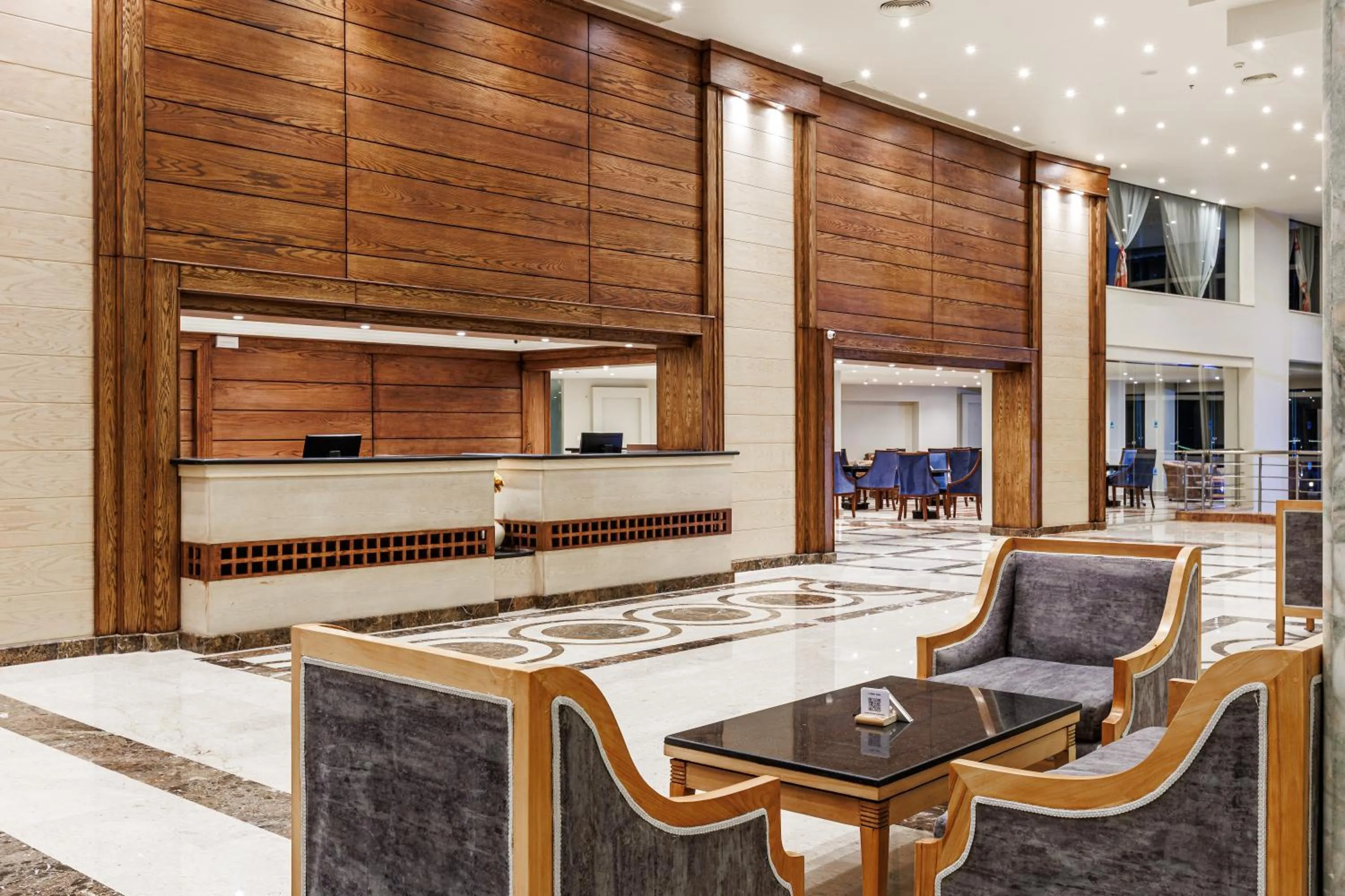 Lobby or reception in Sunrise Alora Aqua Park Resort