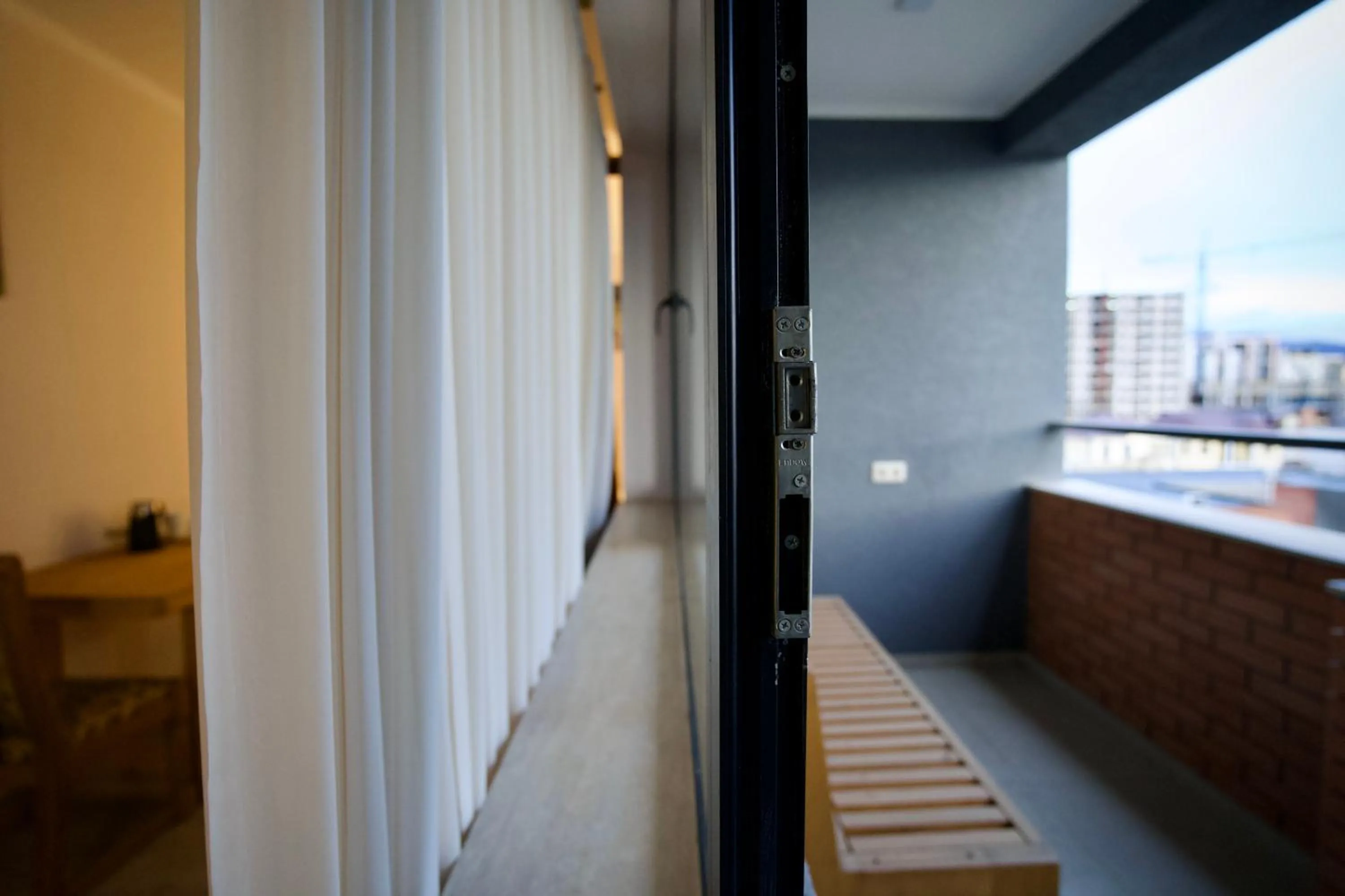 View (from property/room), Bed in Hotel Mogzauri