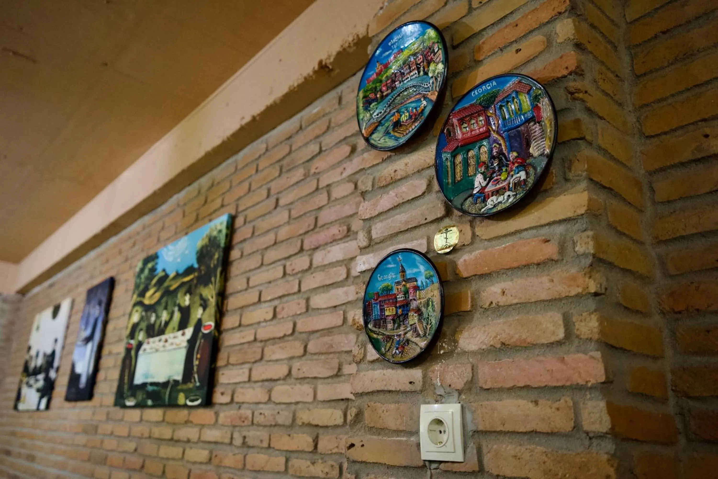 Decorative detail in Hotel Mogzauri