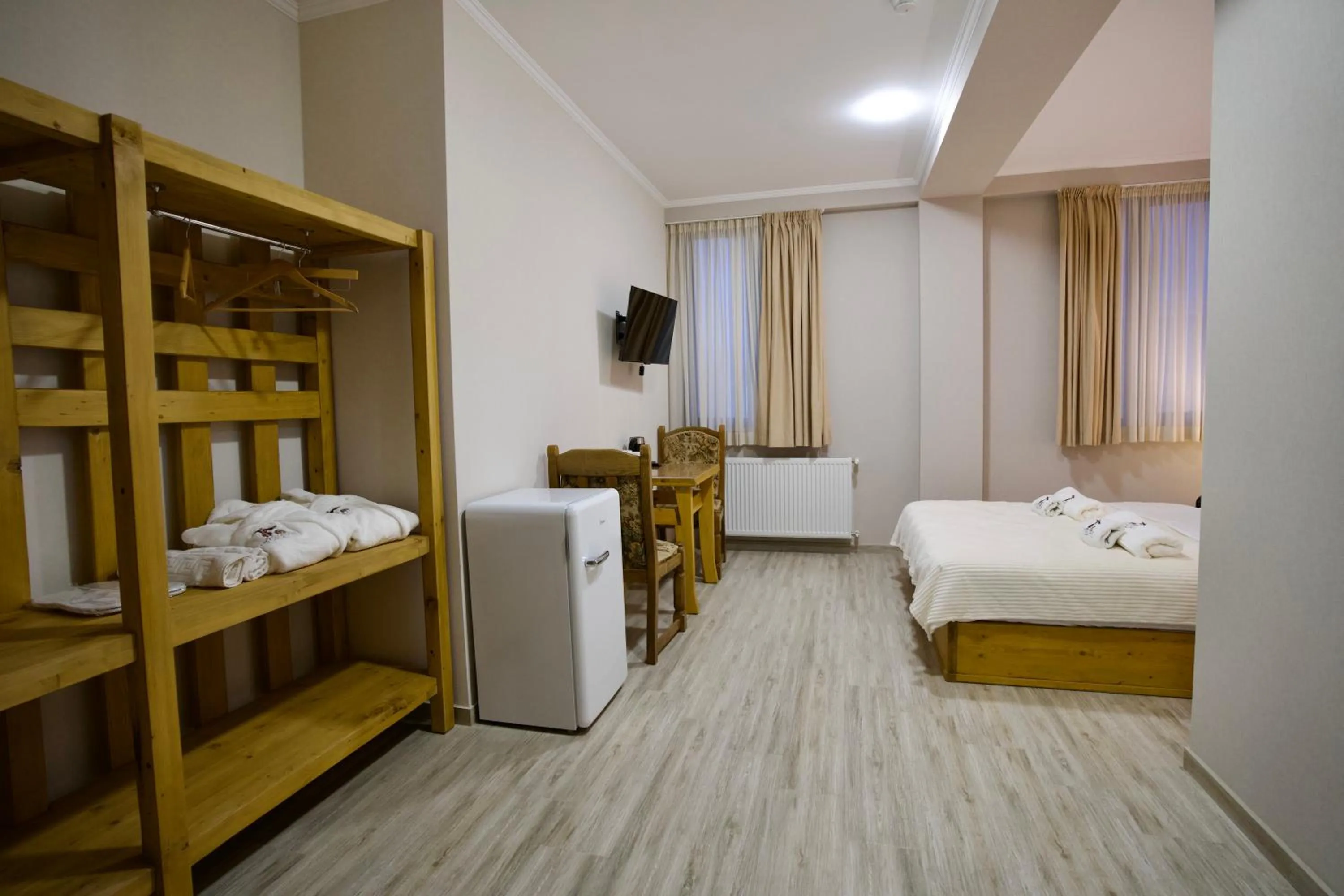 Bed in Hotel Mogzauri