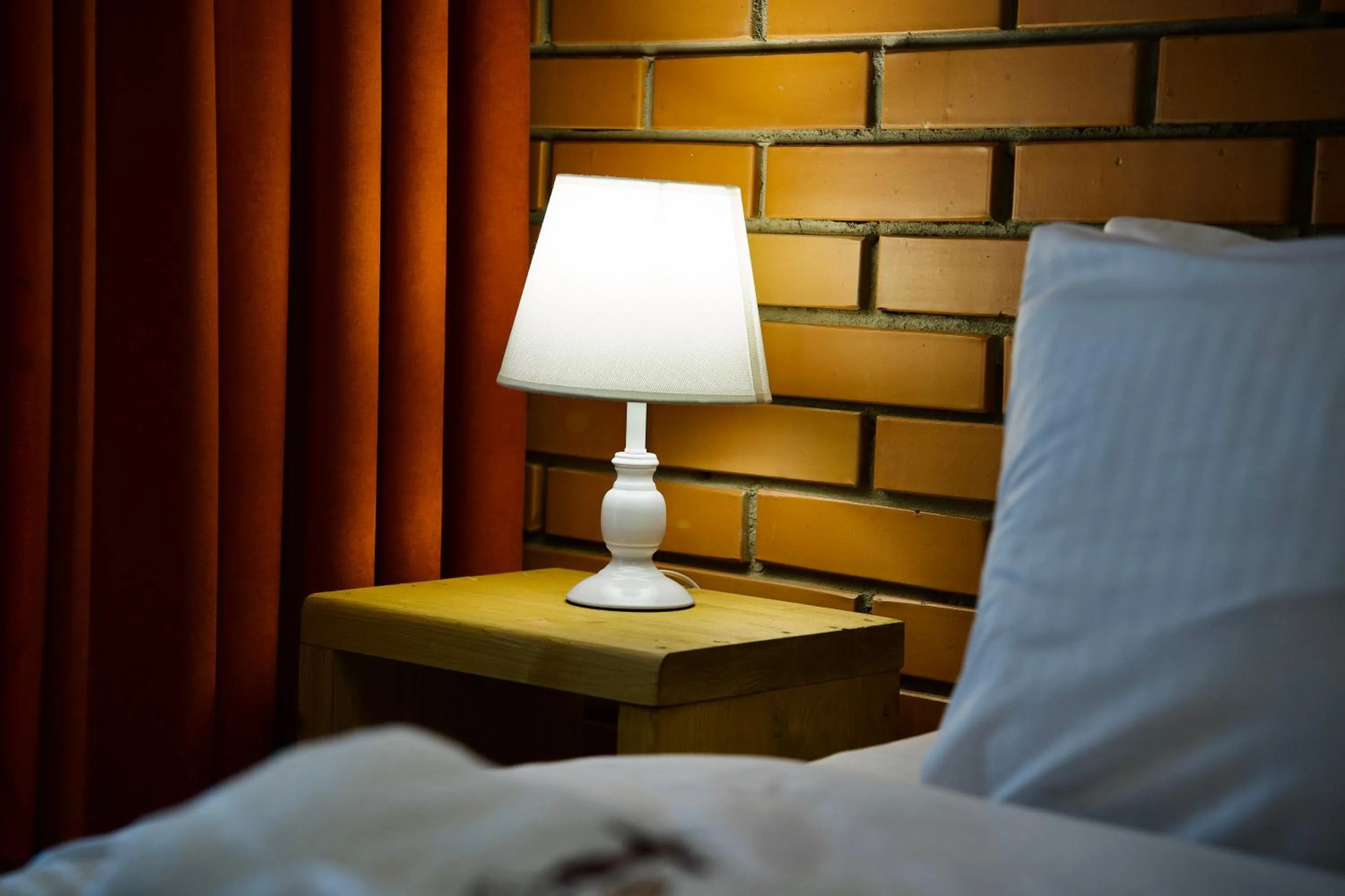 Bed in Hotel Mogzauri