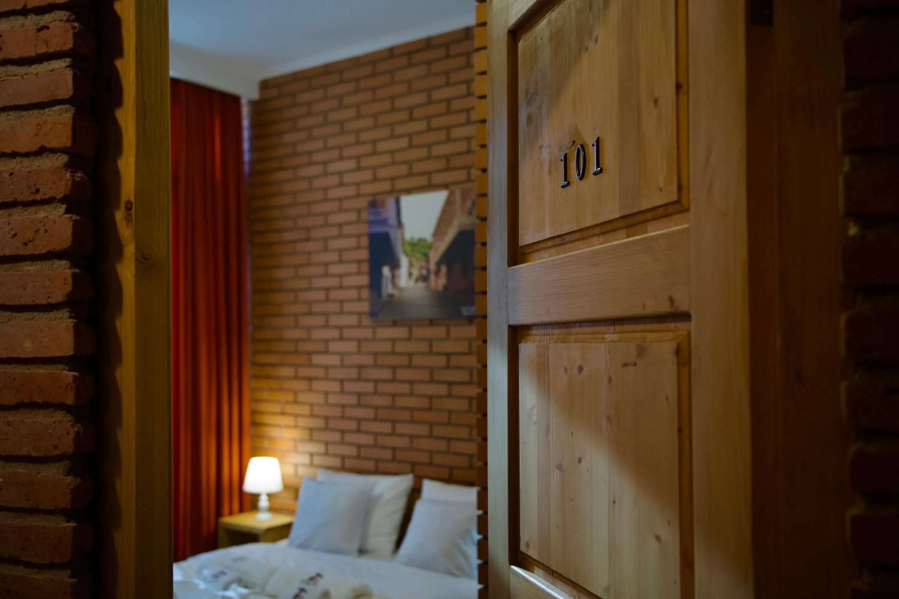 Bedroom, Bed in Hotel Mogzauri