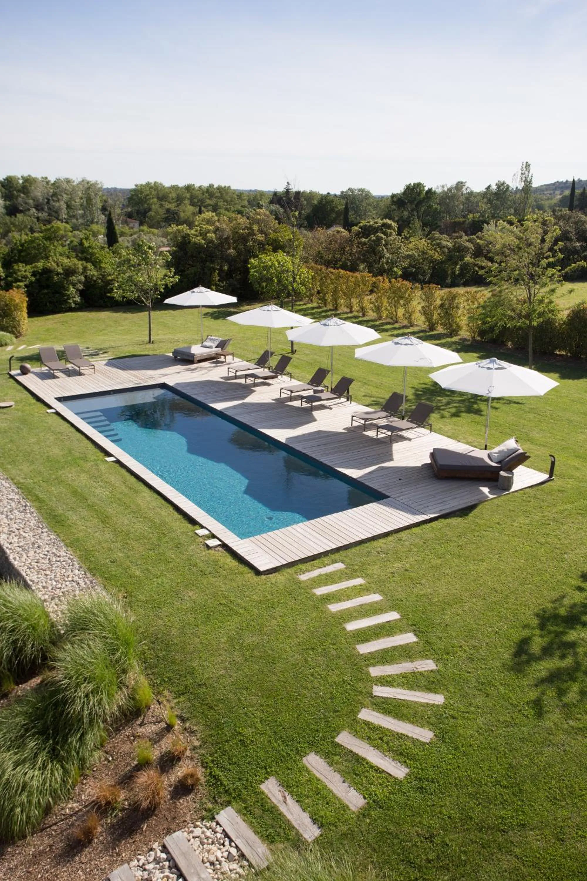 Swimming pool in Domaine Mejan