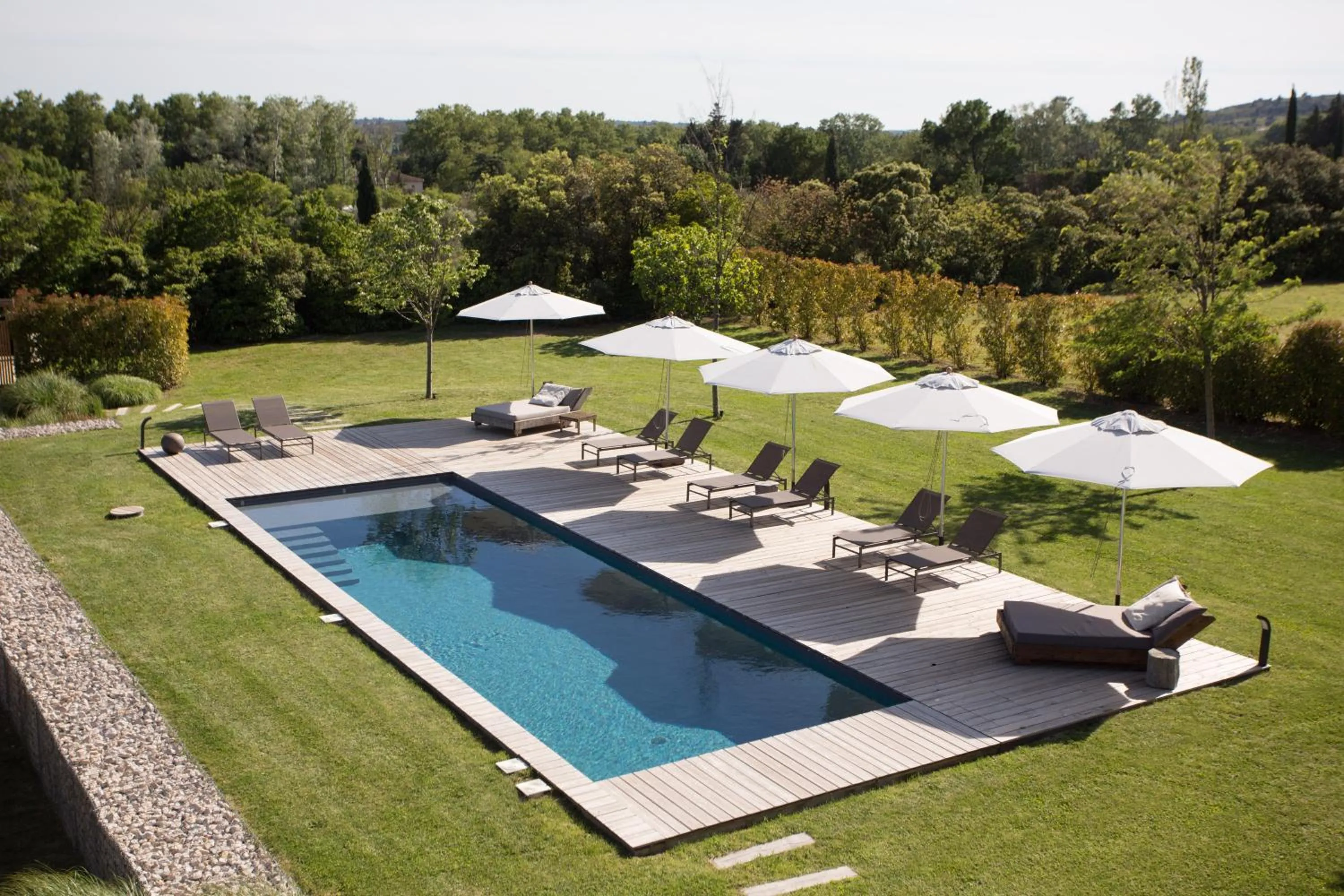 Swimming pool in Domaine Mejan