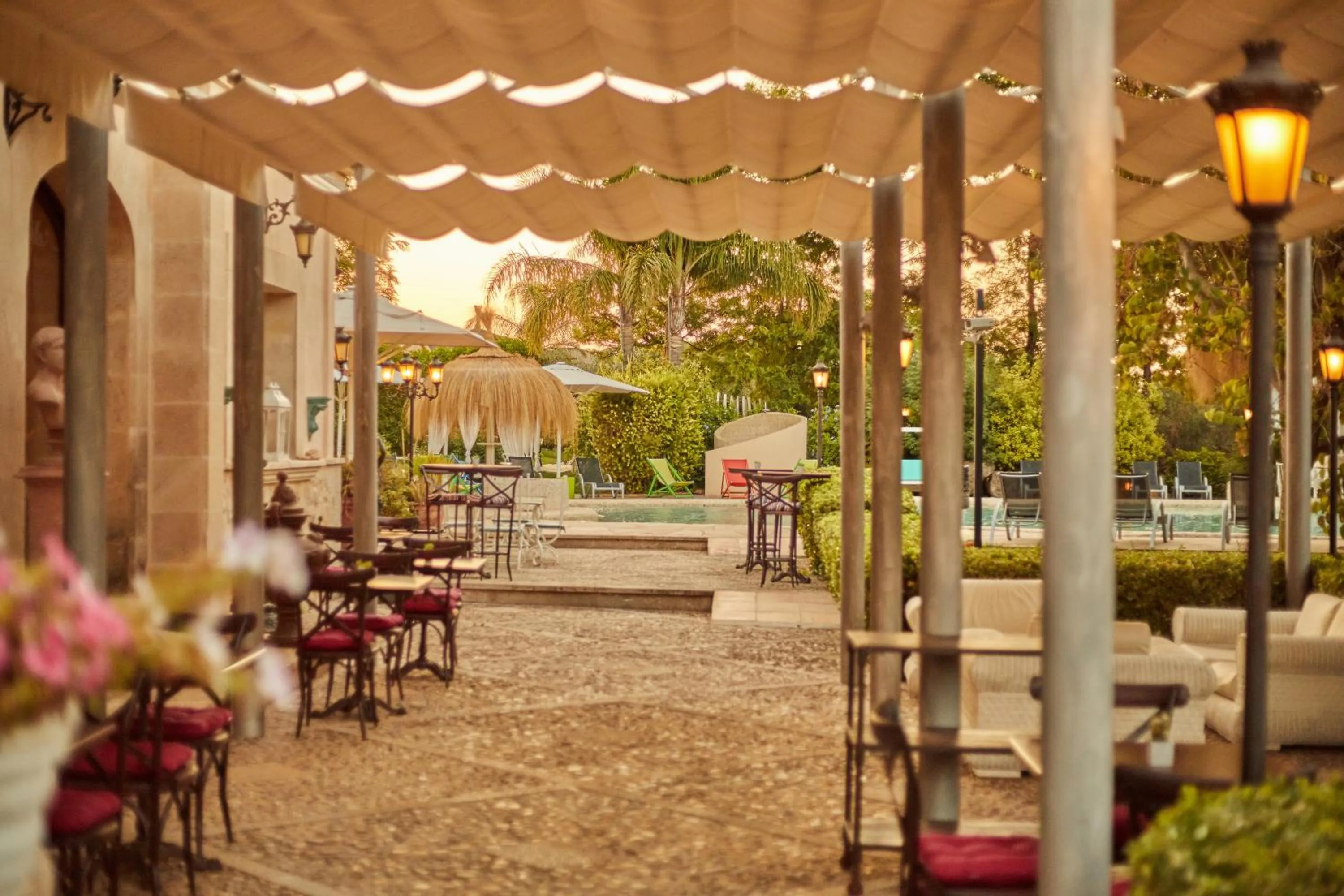 Patio in Agroturismo Sa Vinya des Convent