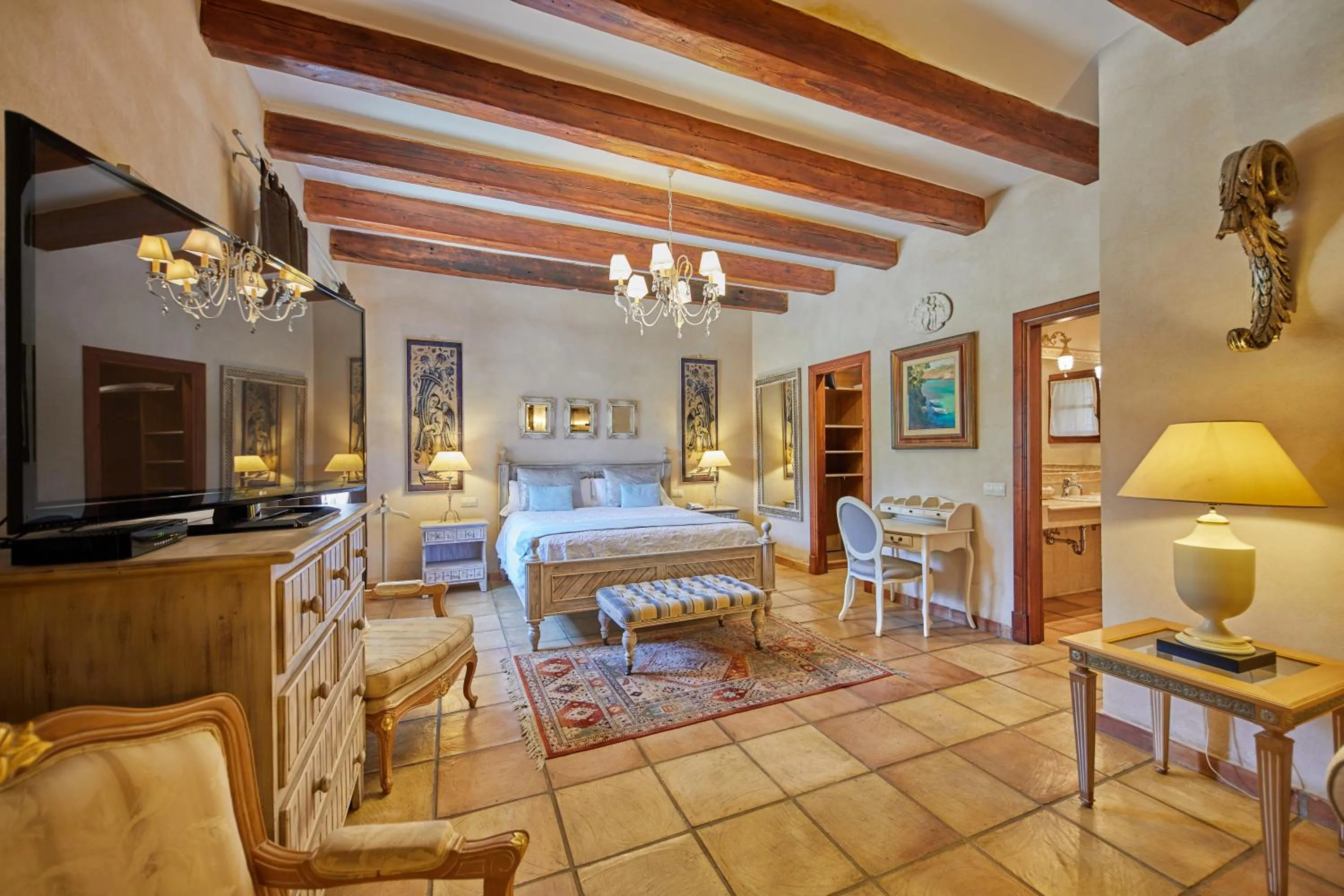 Bedroom, Bed in Agroturismo Sa Vinya des Convent