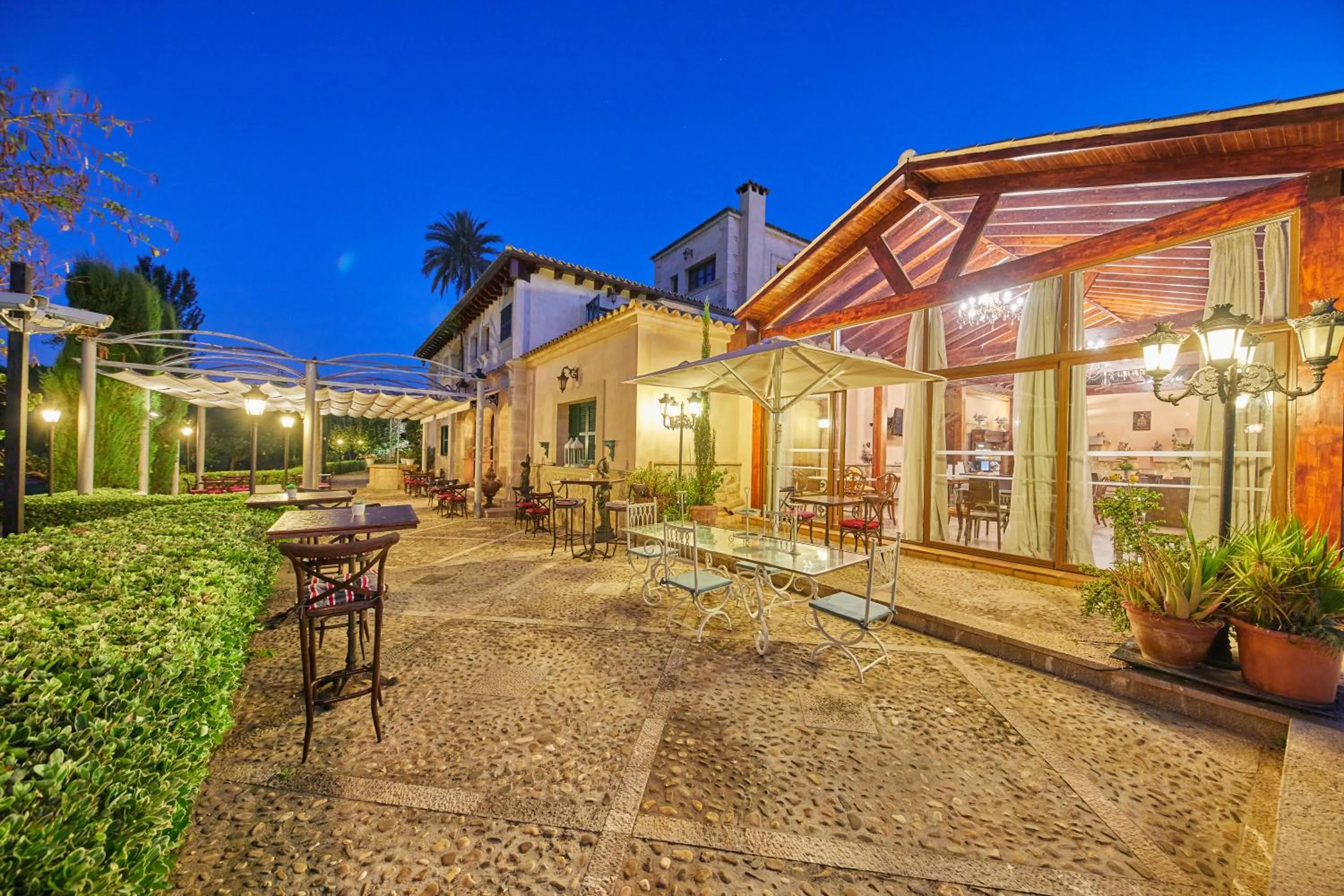 Patio in Agroturismo Sa Vinya des Convent