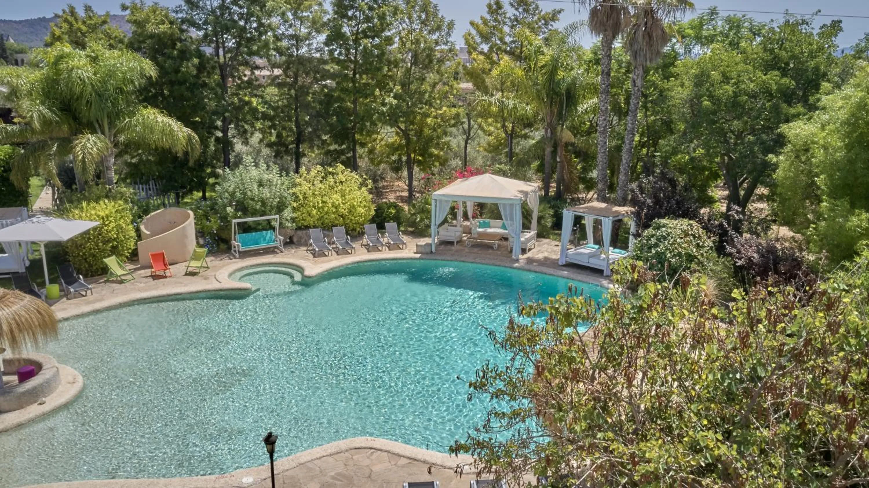 Swimming pool in Agroturismo Sa Vinya des Convent