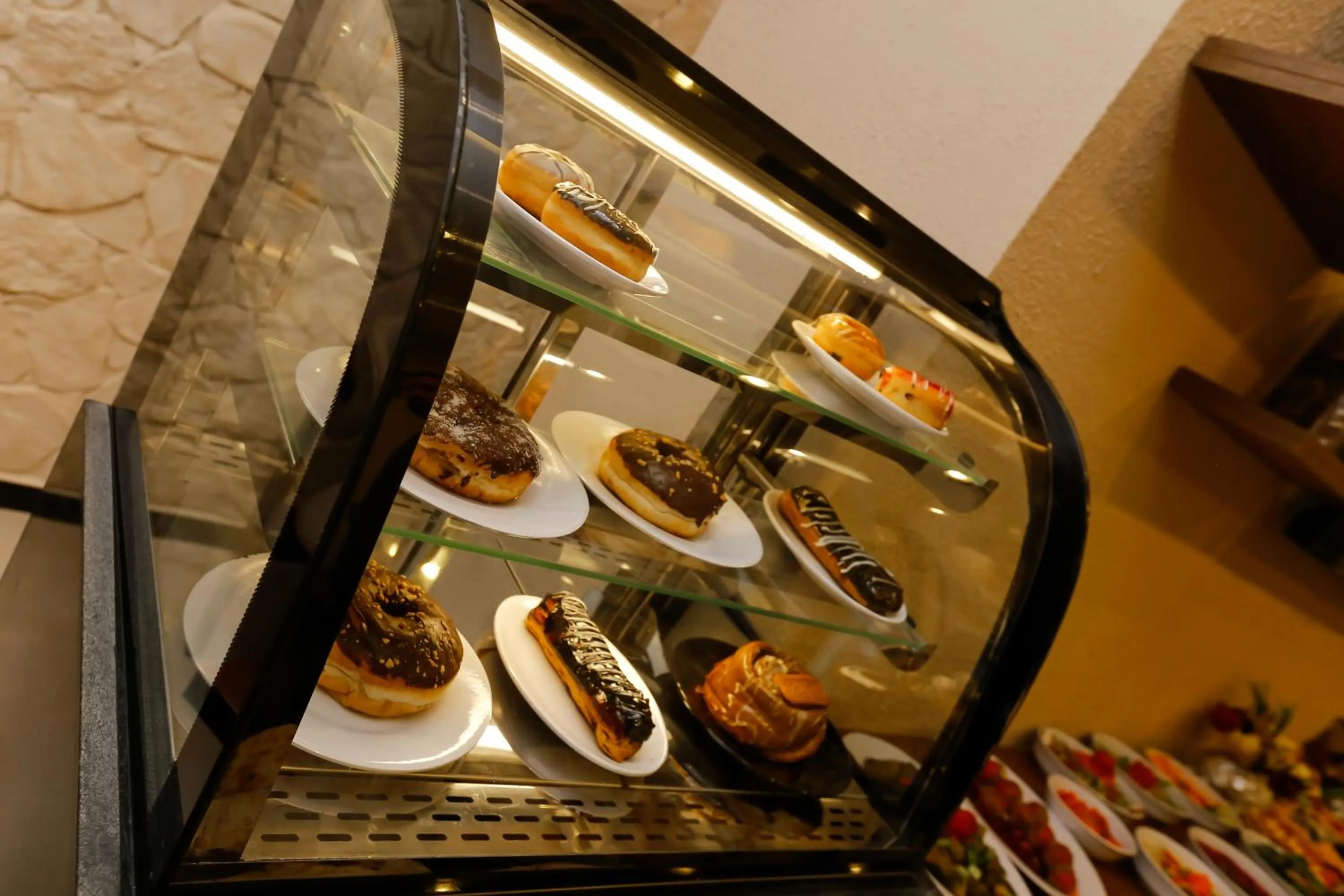 Food and drinks in Rixoss tower Pyramids View