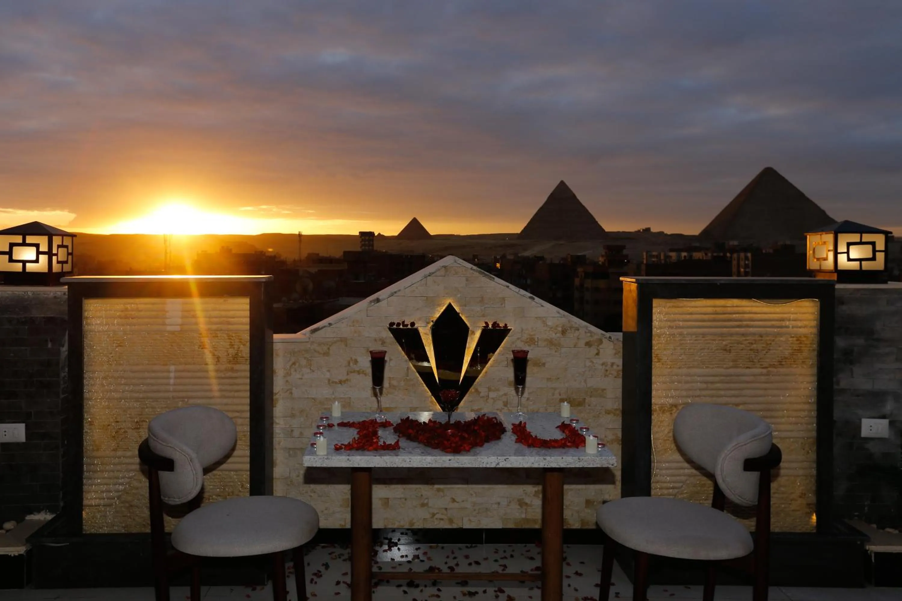 Day in Rixoss tower Pyramids View