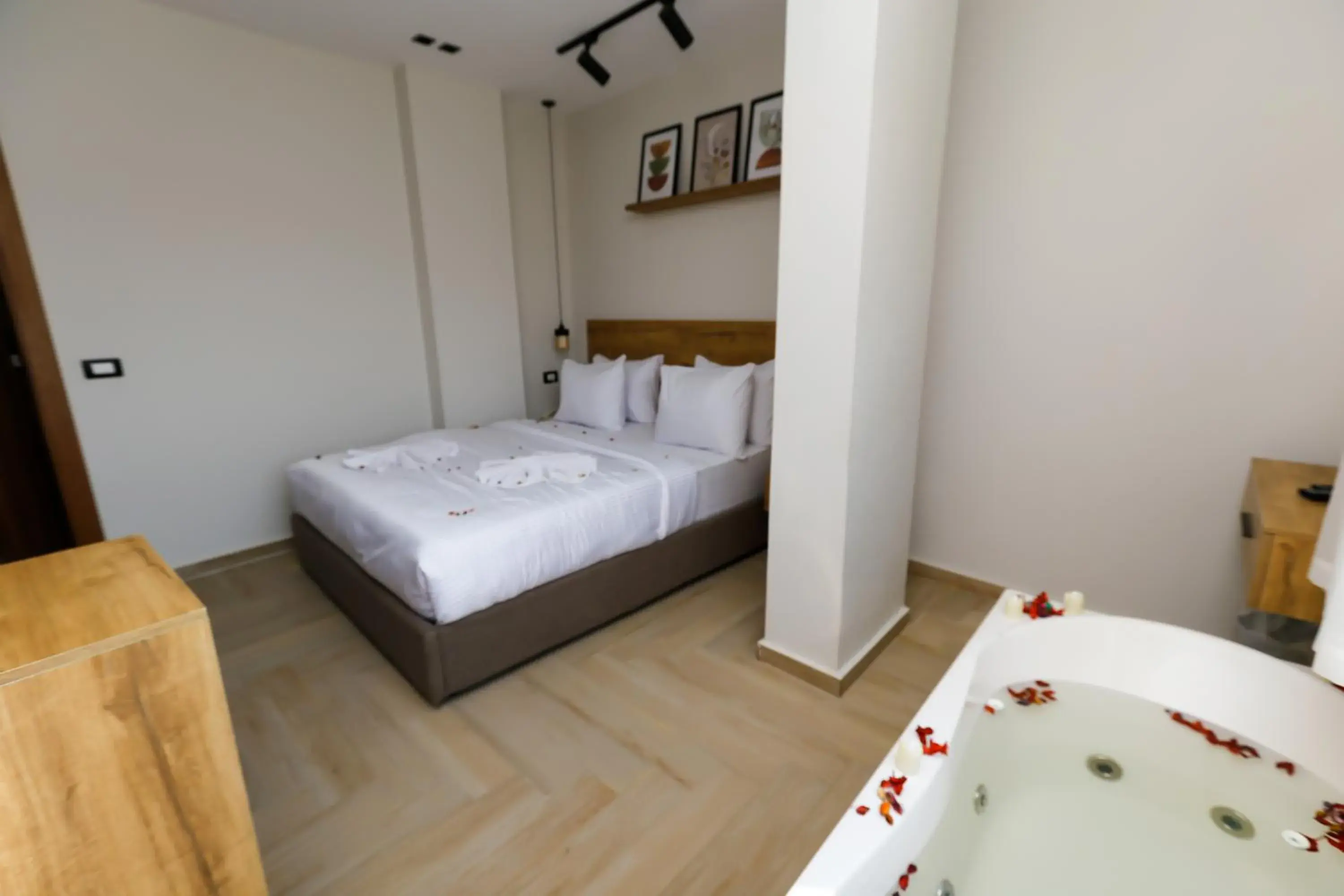 King Suite with Spa Bath in Rixoss tower Pyramids View King Suite with Spa Bath in Rixoss tower Pyramids View