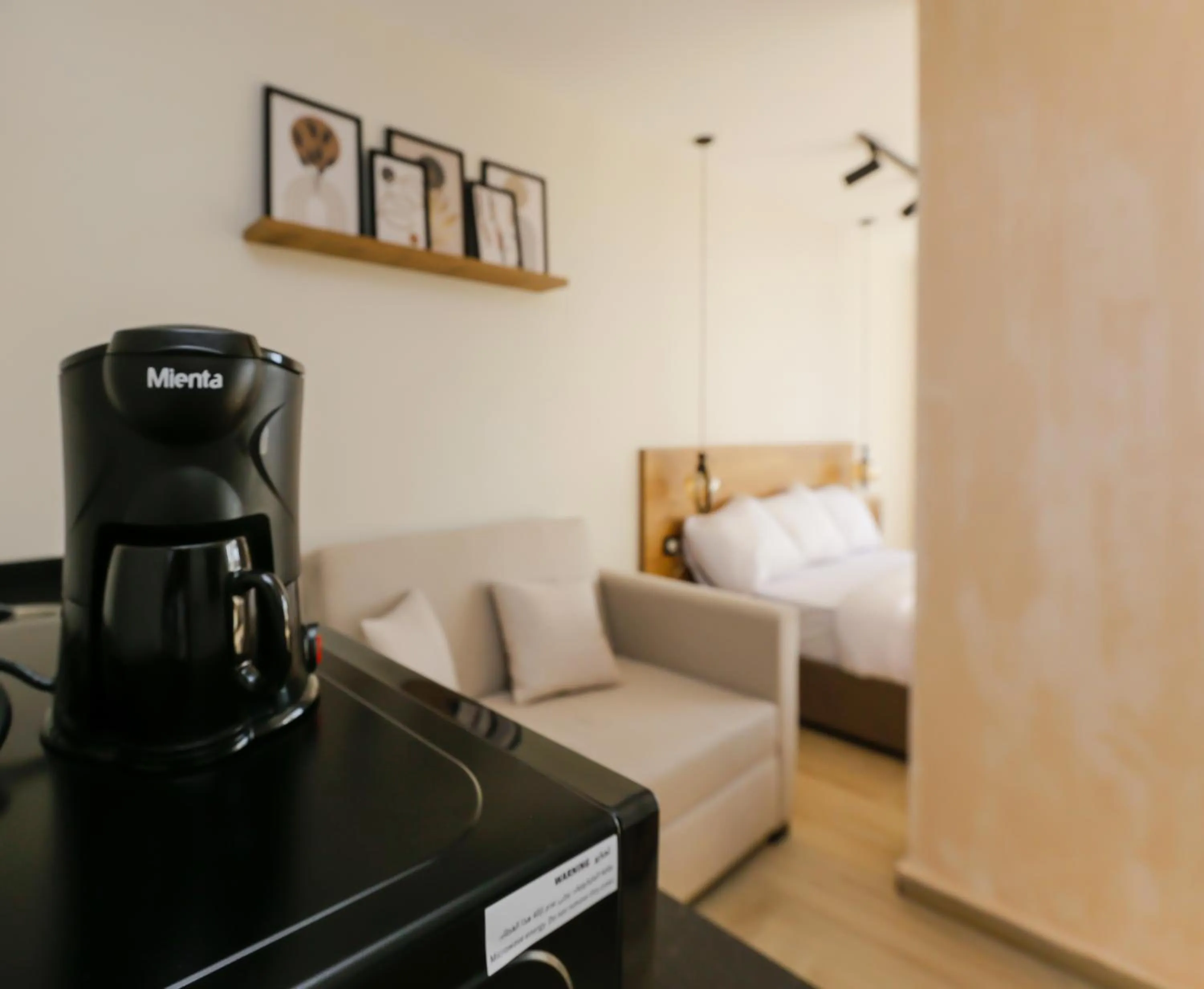 kitchen, Bed in Rixoss tower Pyramids View