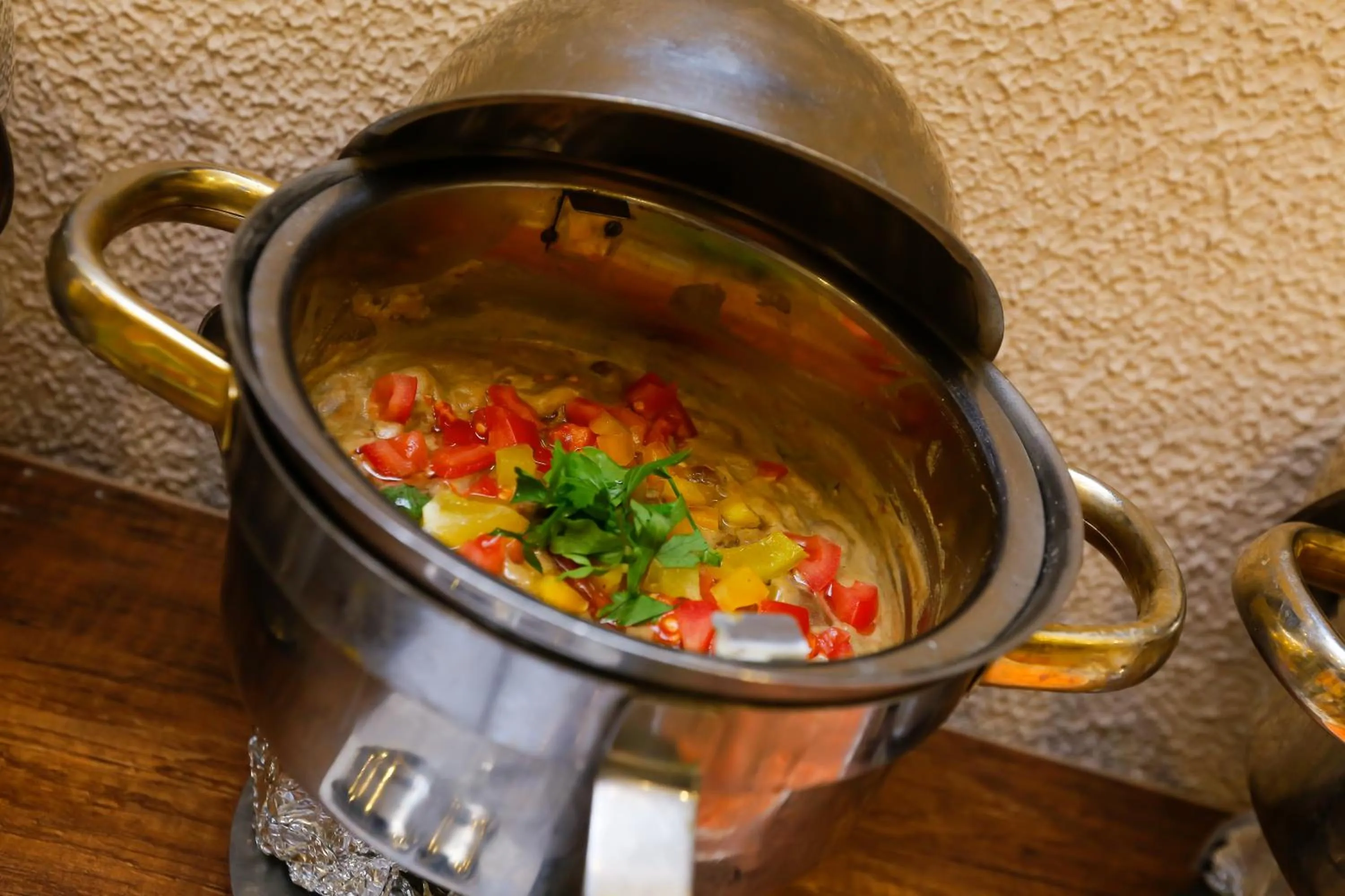 Food and drinks in Rixoss tower Pyramids View