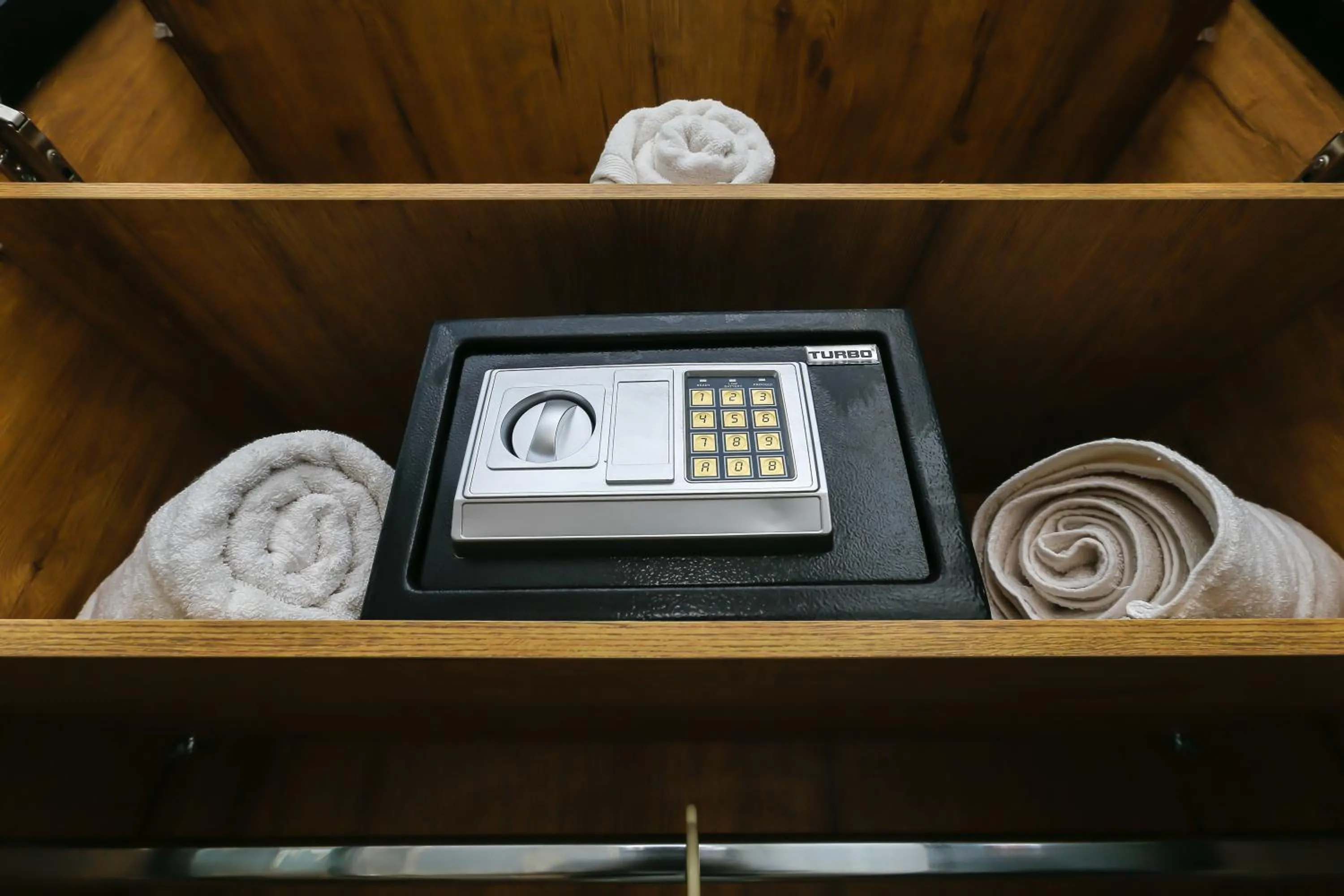 safe in Rixoss tower Pyramids View