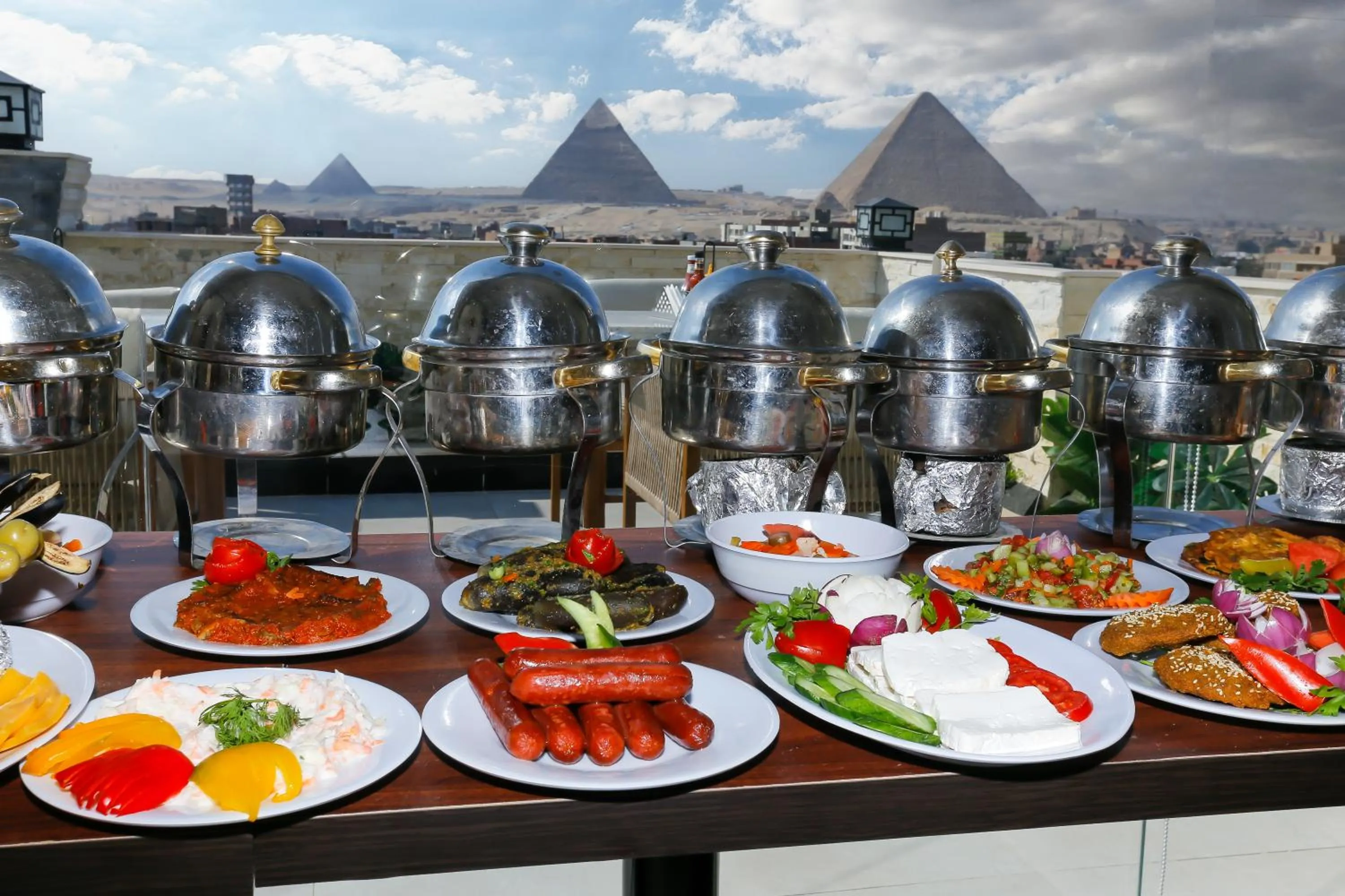 Natural landscape in Rixoss tower Pyramids View