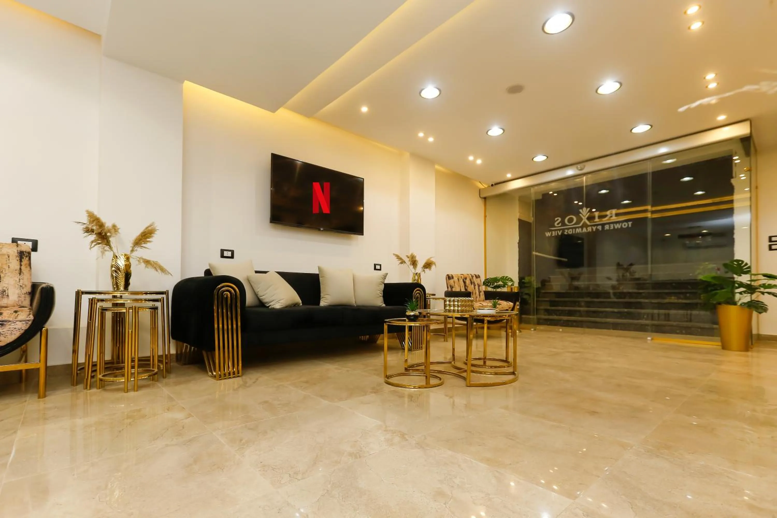 TV and multimedia in Rixoss tower Pyramids View