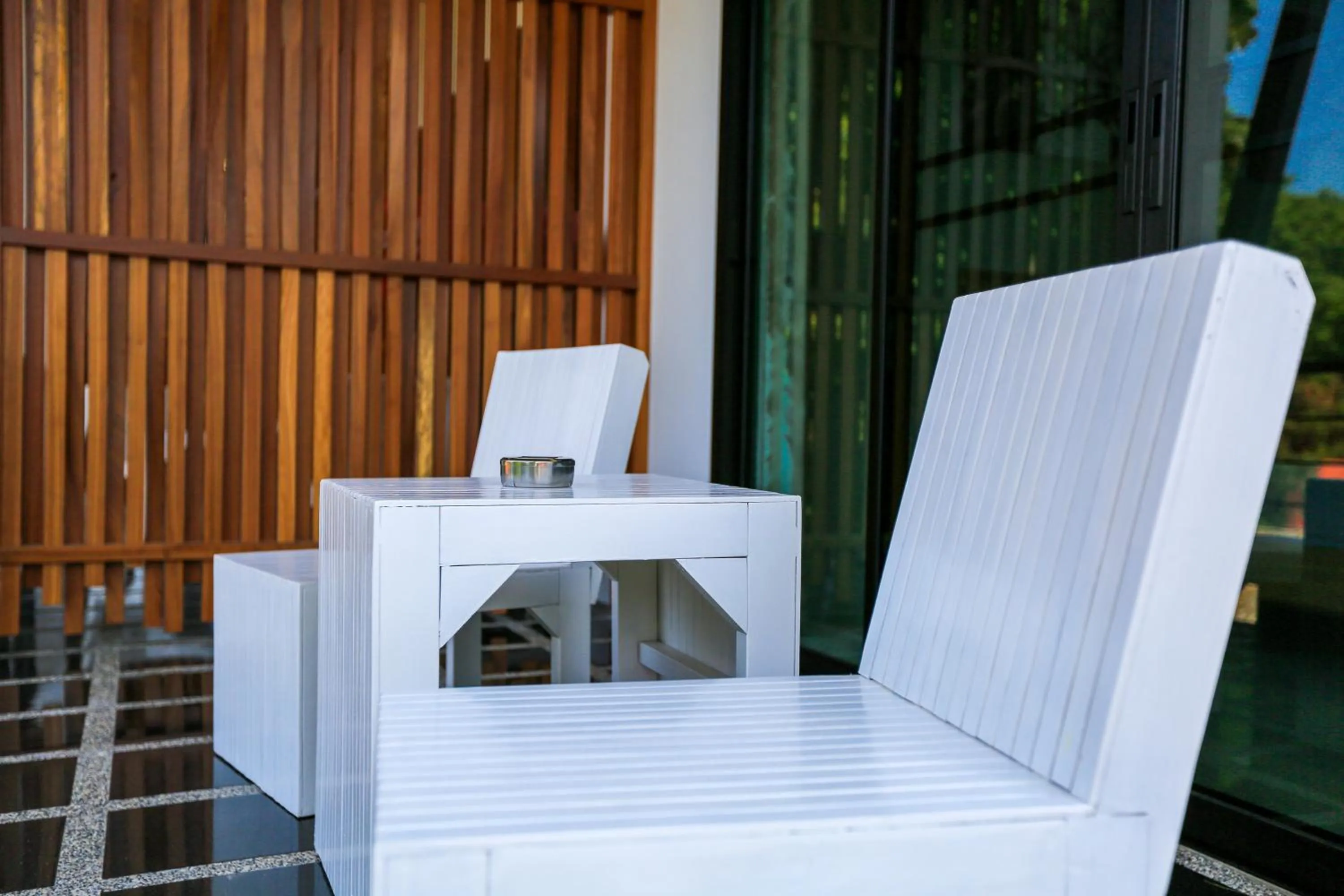 Balcony/Terrace in Chaantalay Hotel