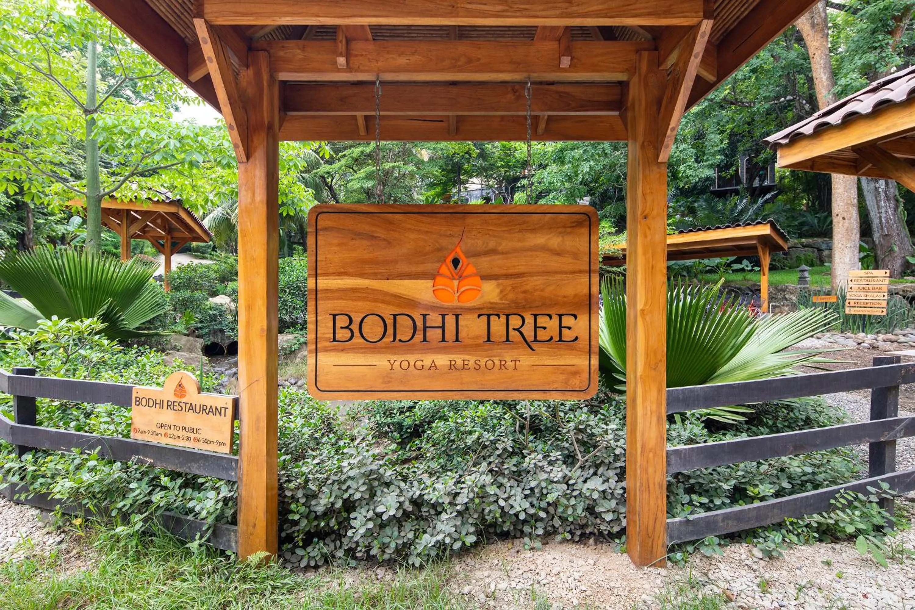 Facade/entrance in Bodhi Tree Yoga Resort
