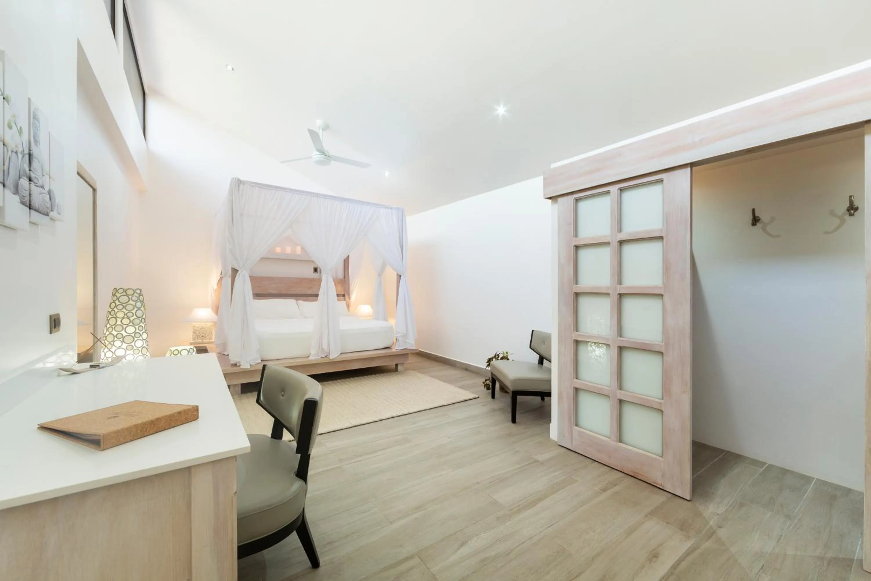 Bed in Bodhi Tree Yoga Resort