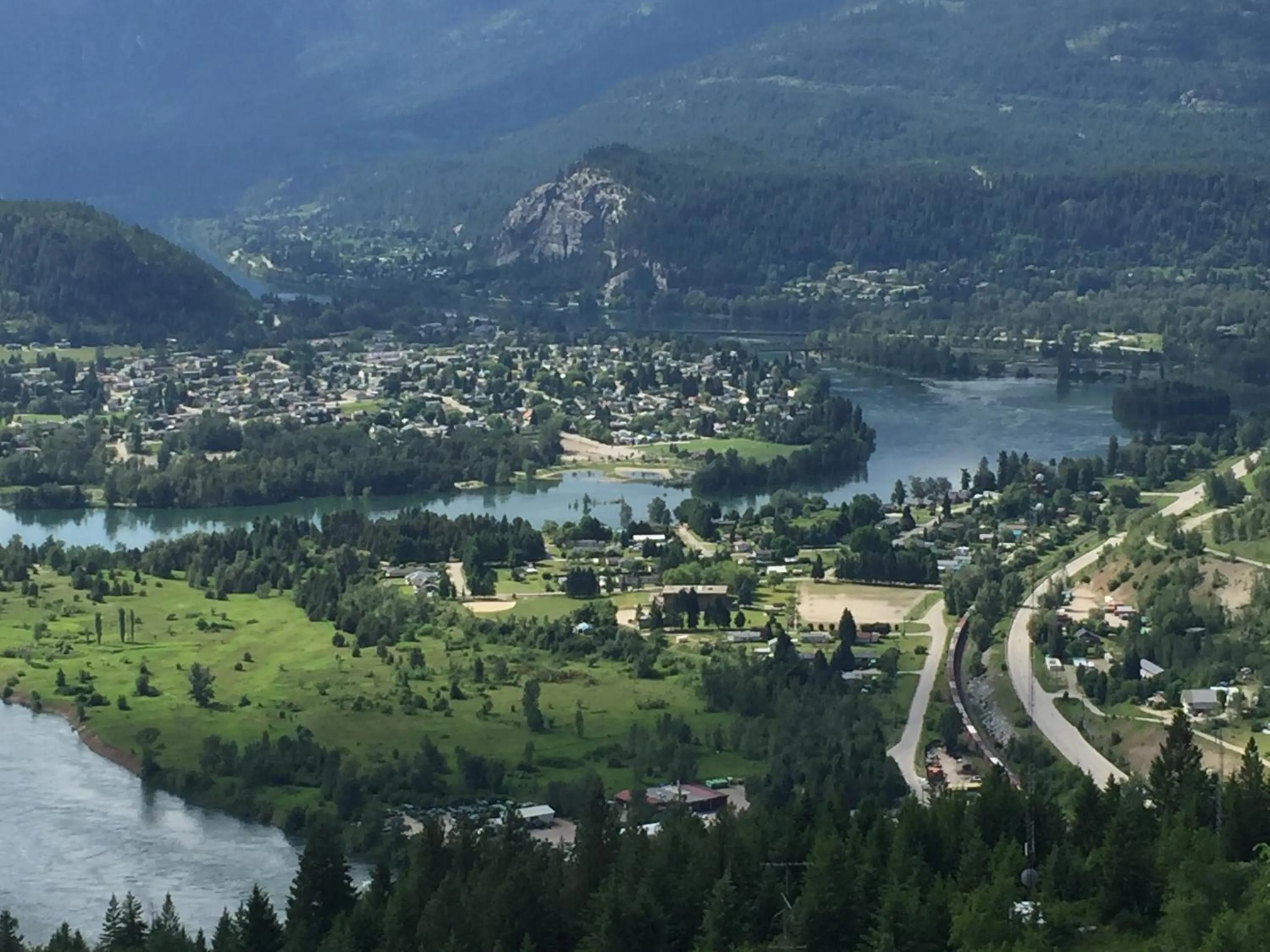 Bird's eye view in Canadas Best Value Inn & Suites-Castlegar