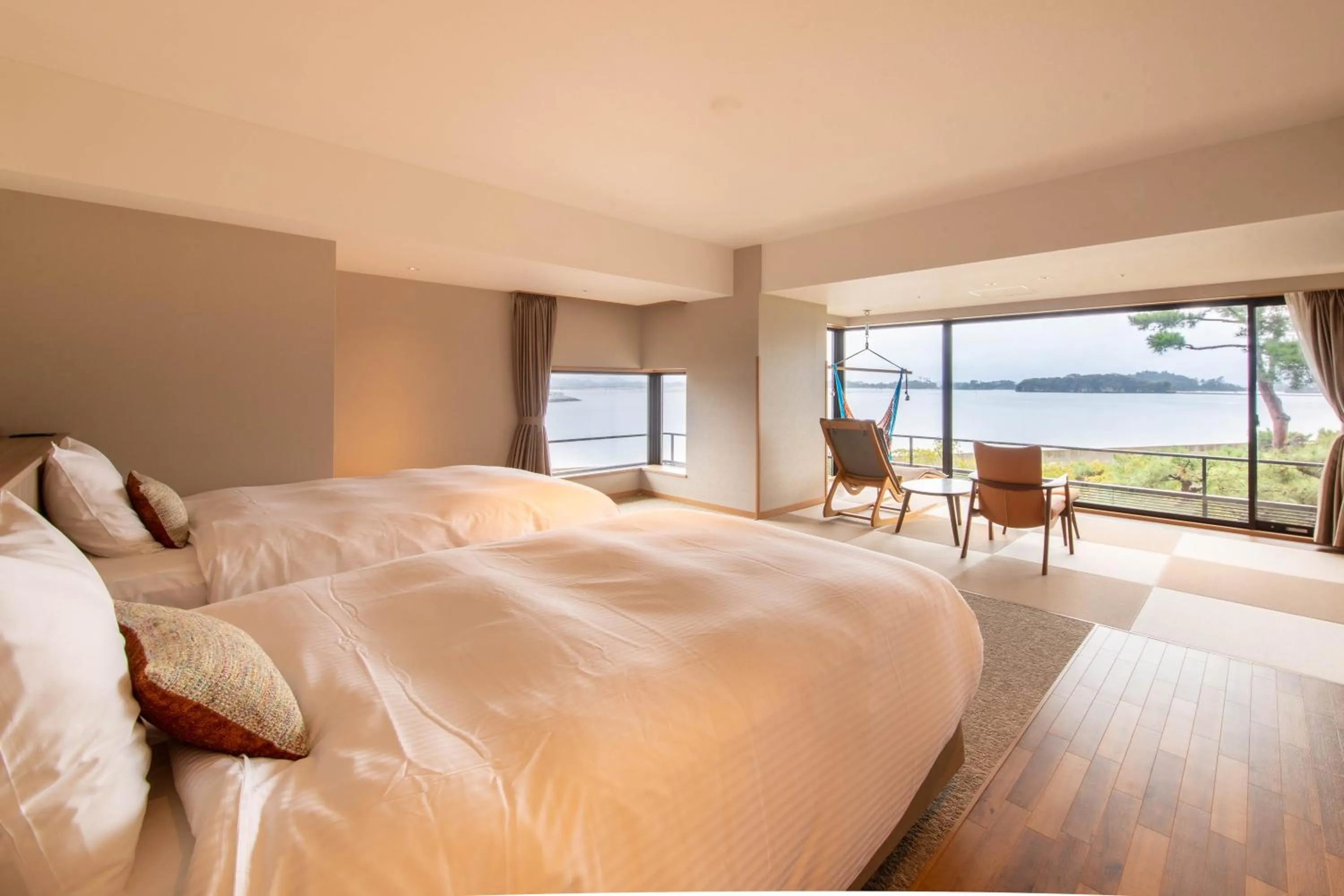 Bedroom, Bed in Matsushima Ichinobo