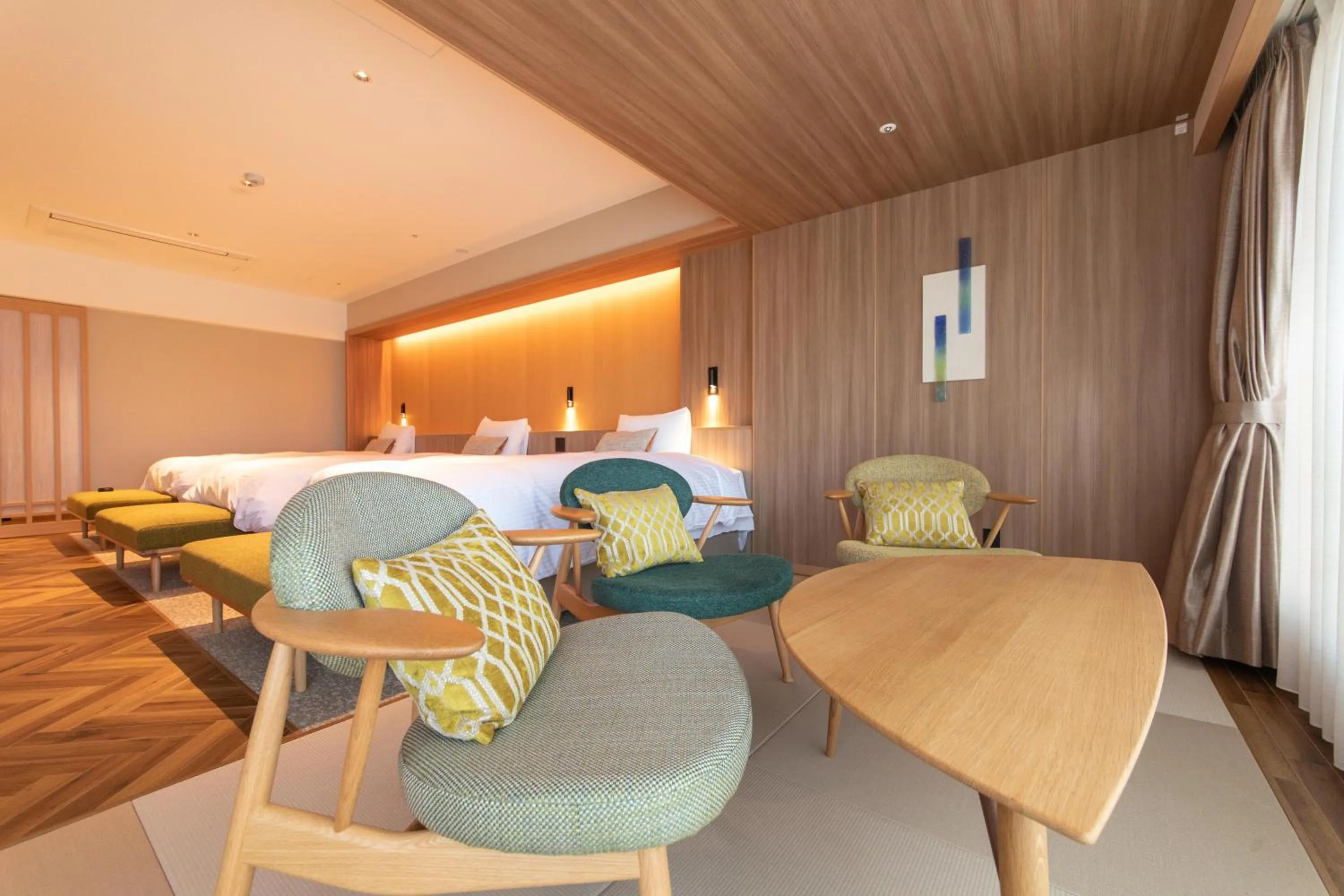 Photo of the whole room, Bed in Matsushima Ichinobo