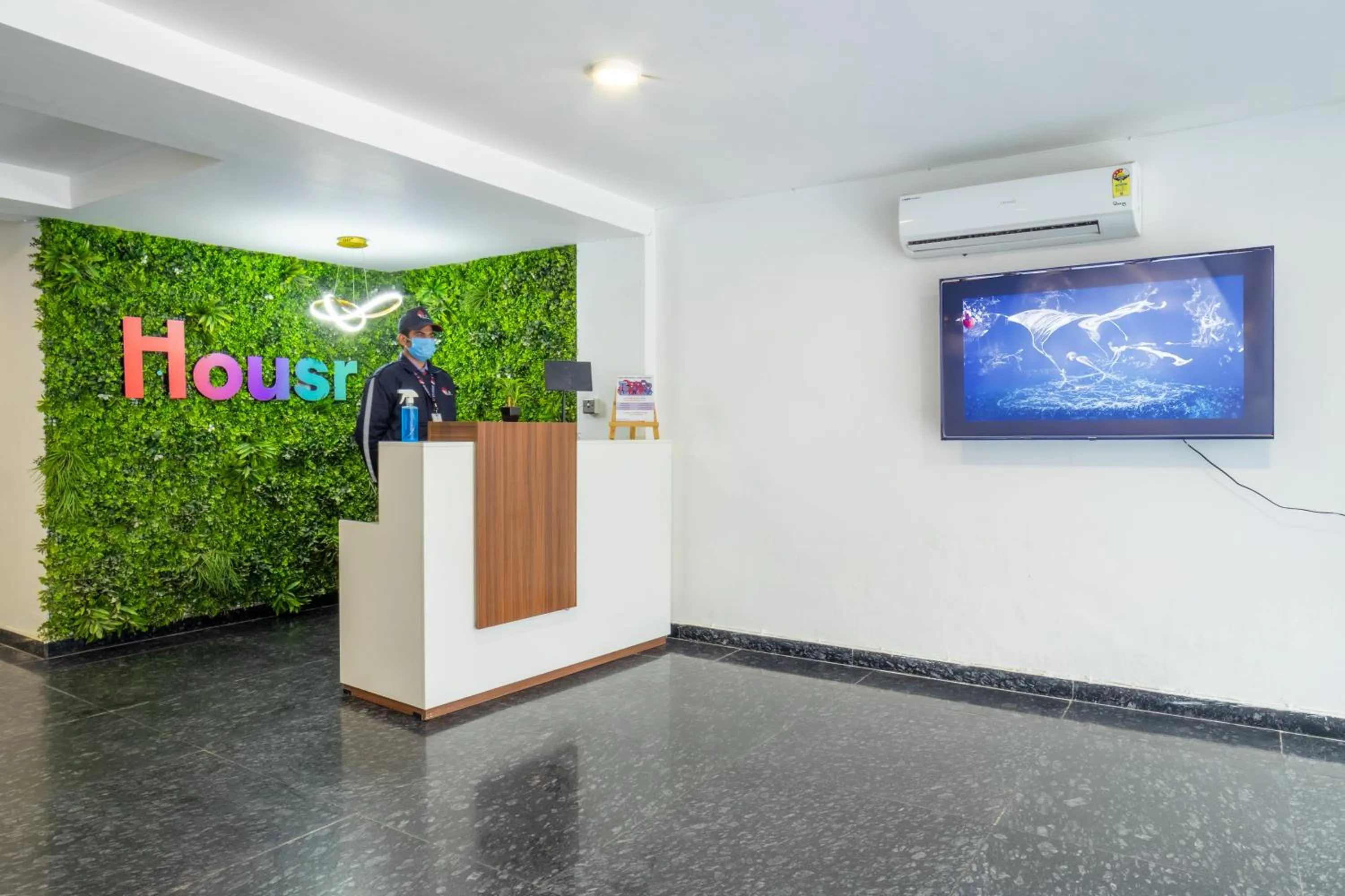 Lobby or reception in Housr 46 M2K Corp Near Park Hospital Sector 46