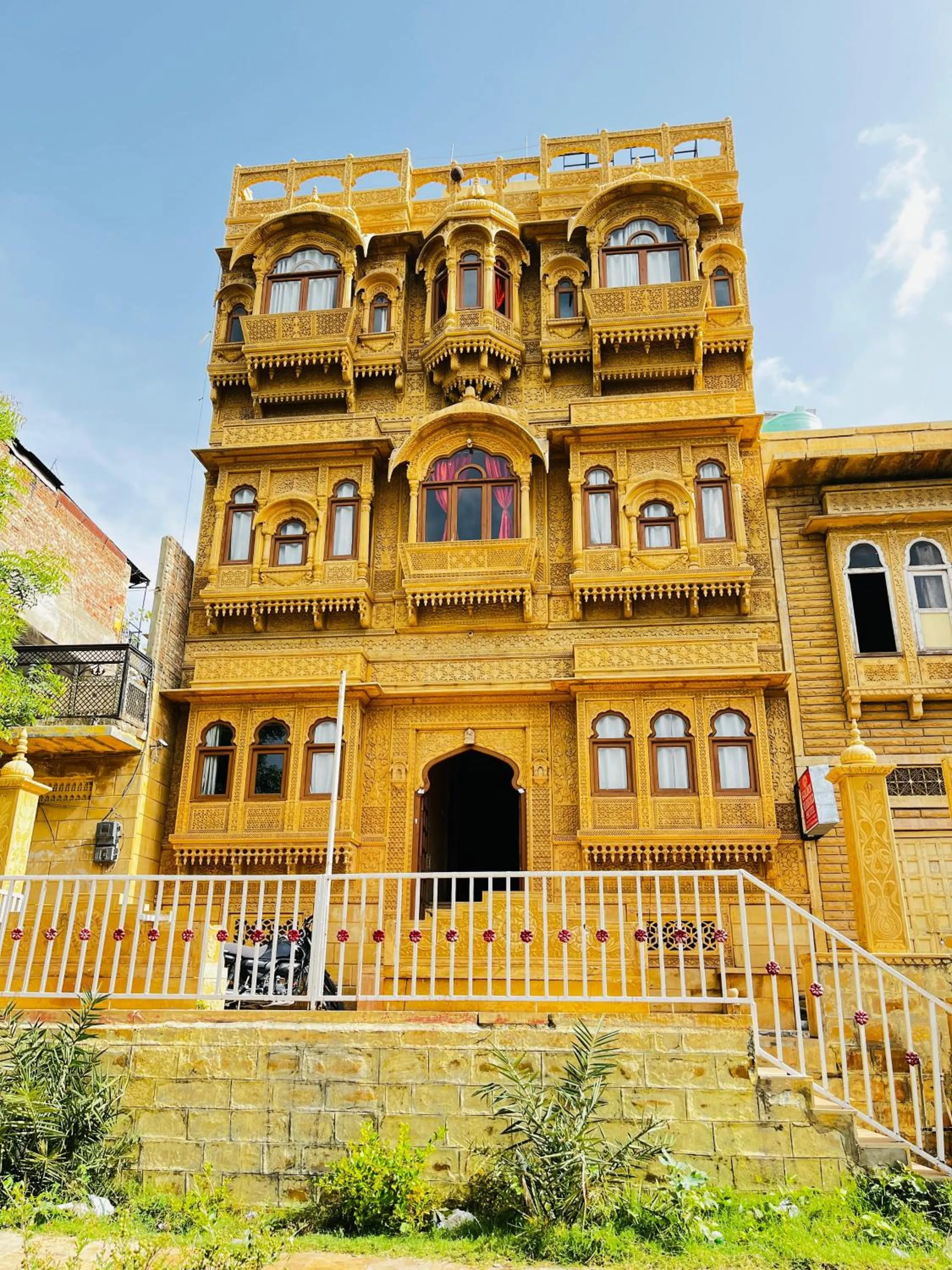 Property building in Golden Marigold Hotel