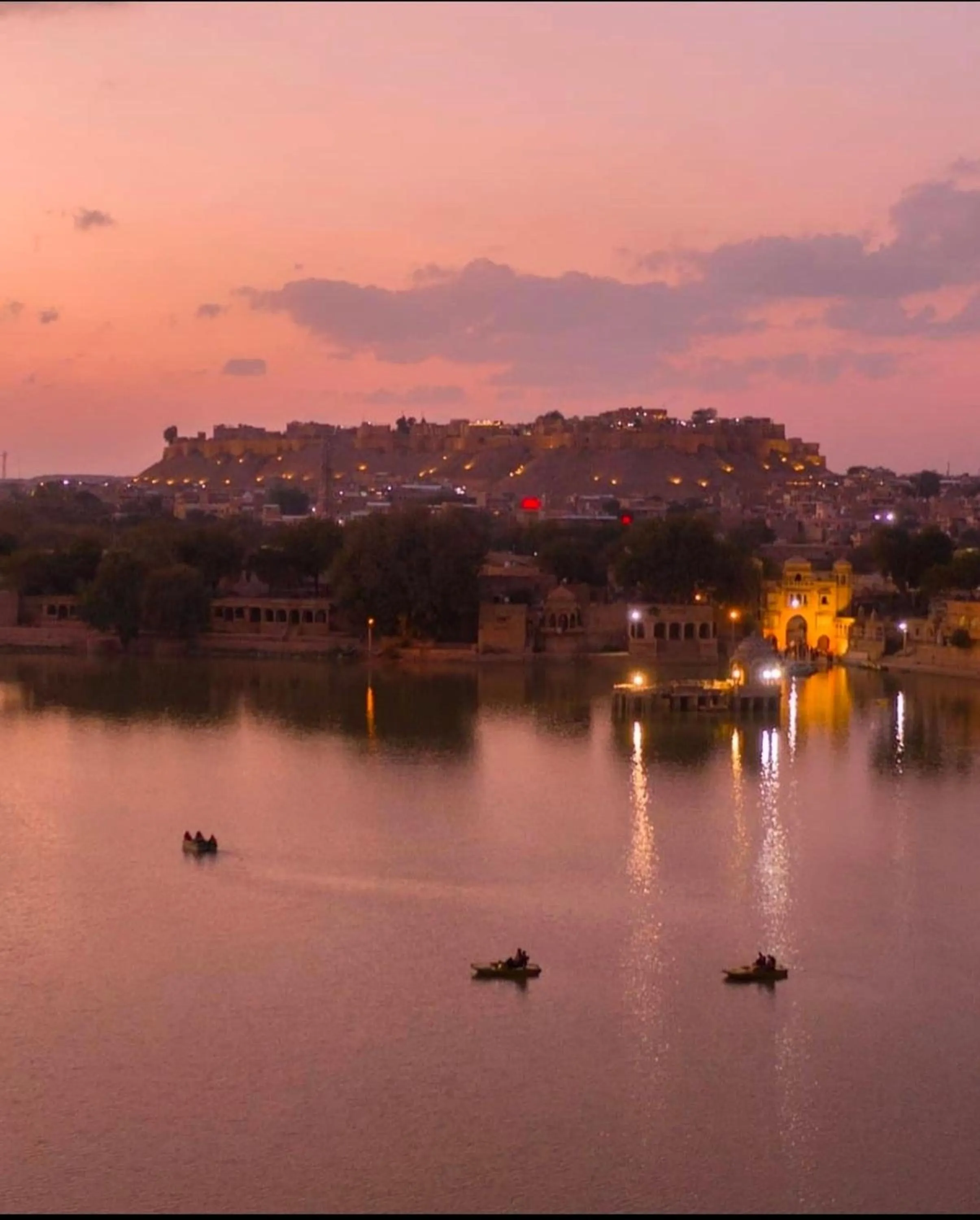 Lake view in Golden Marigold Hotel