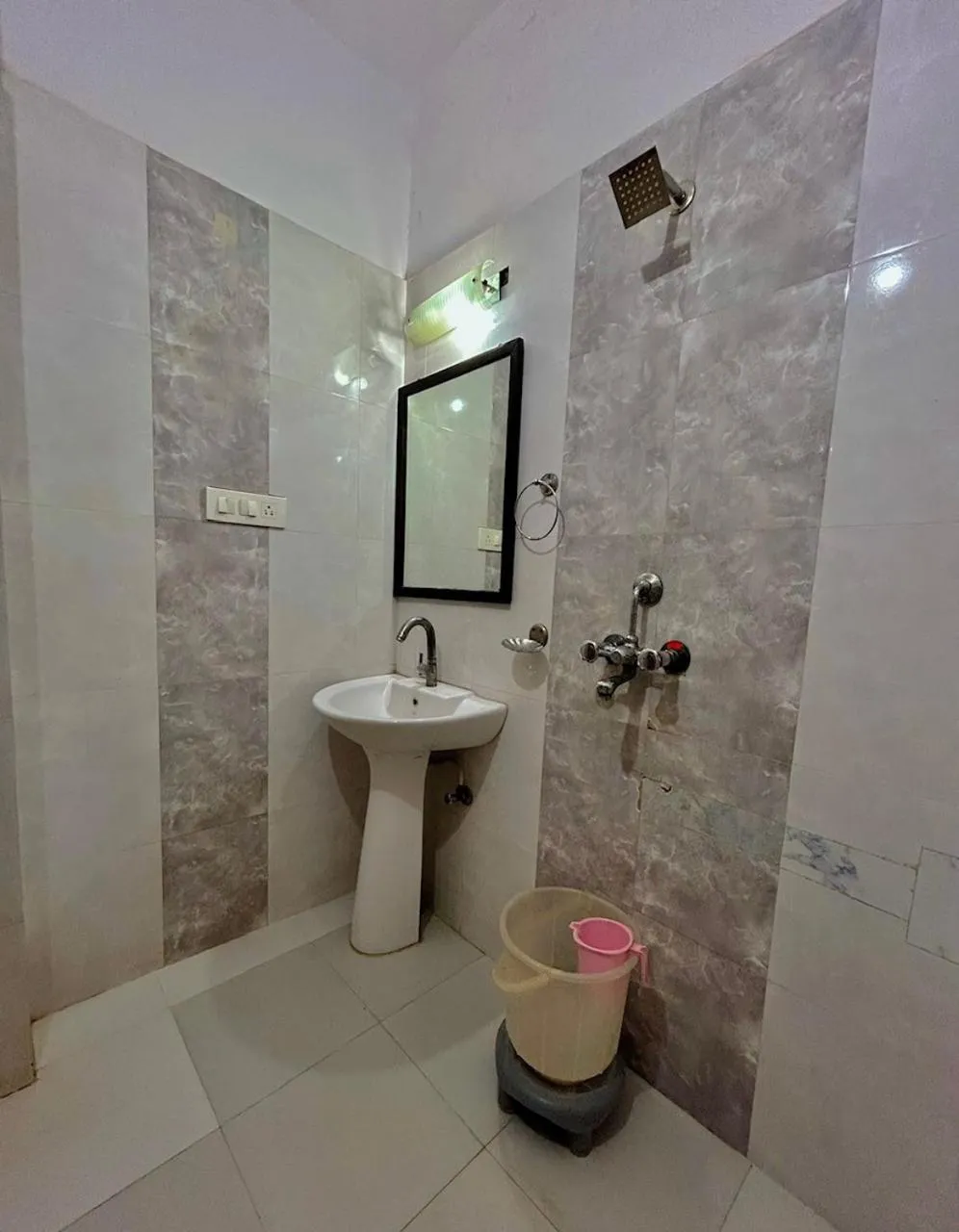 Bathroom in Golden Marigold Hotel