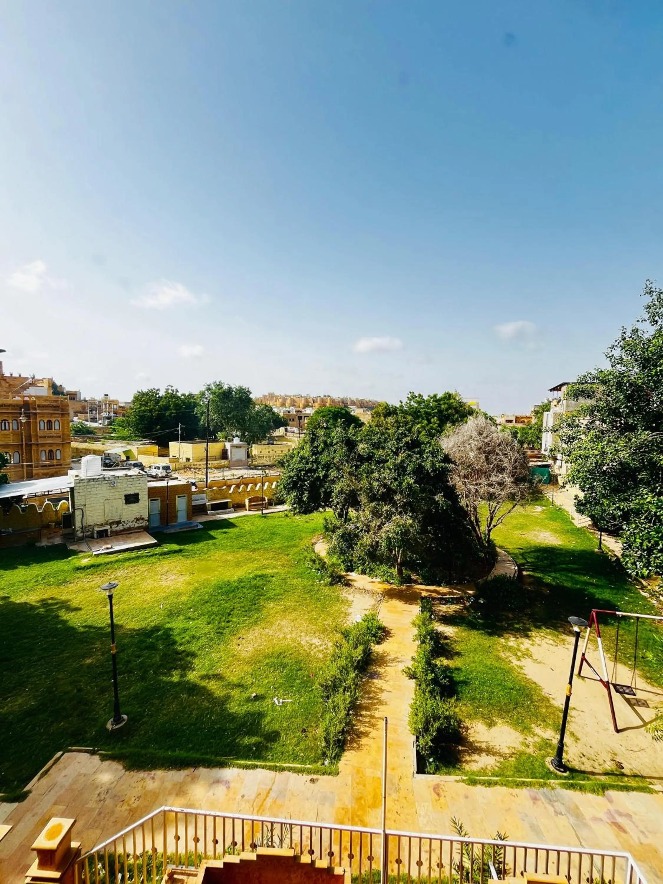 Garden in Golden Marigold Hotel