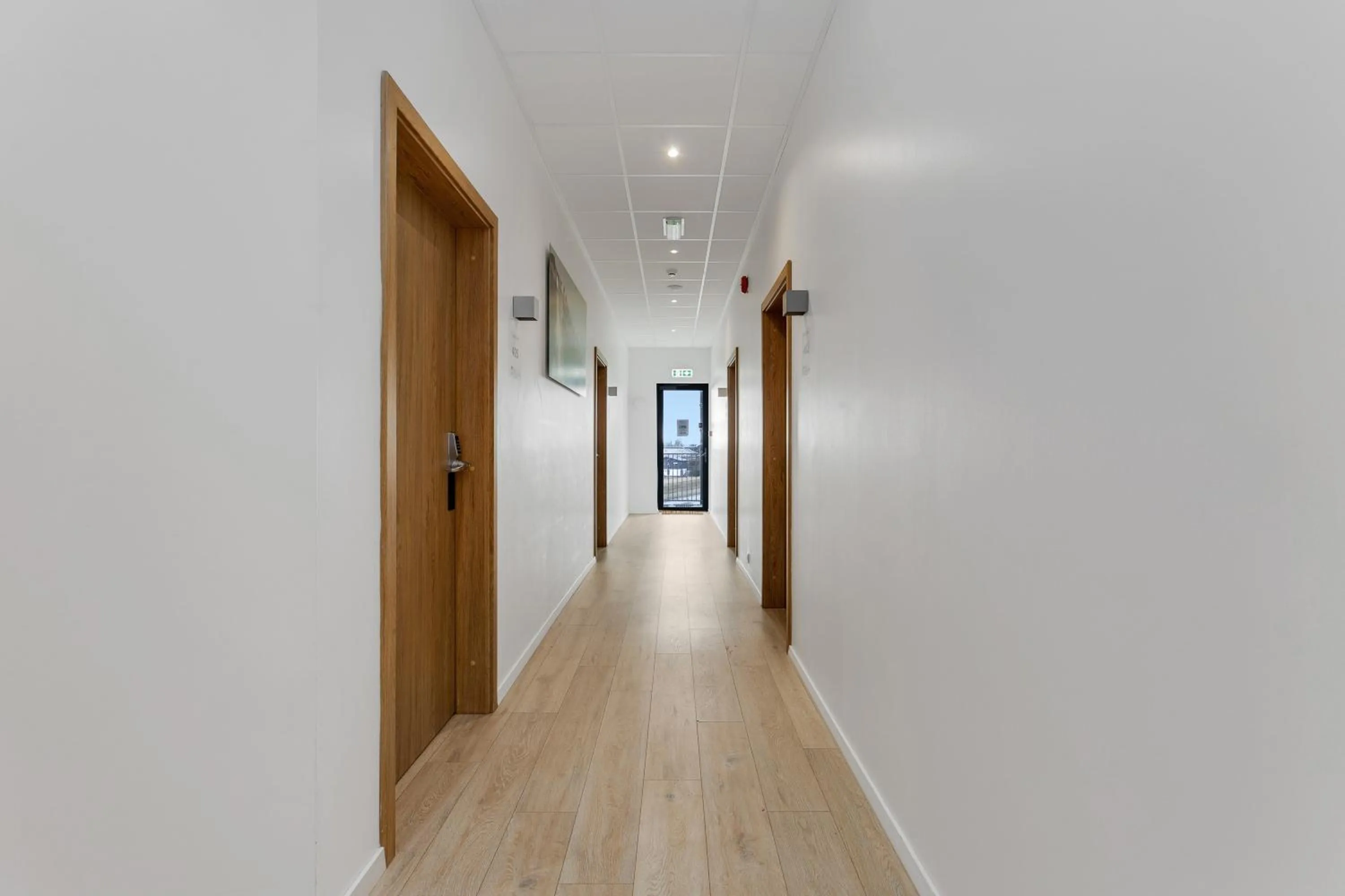 Facade/entrance in Blue Mountain Apartments by Heimaleiga