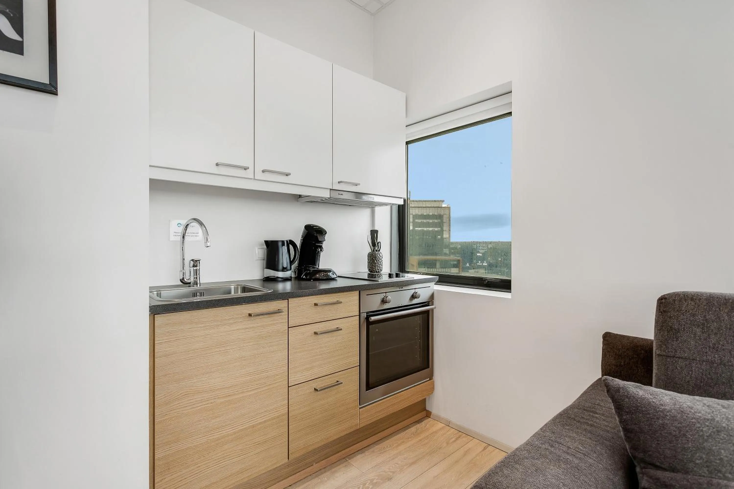 Coffee/tea facilities in Blue Mountain Apartments by Heimaleiga