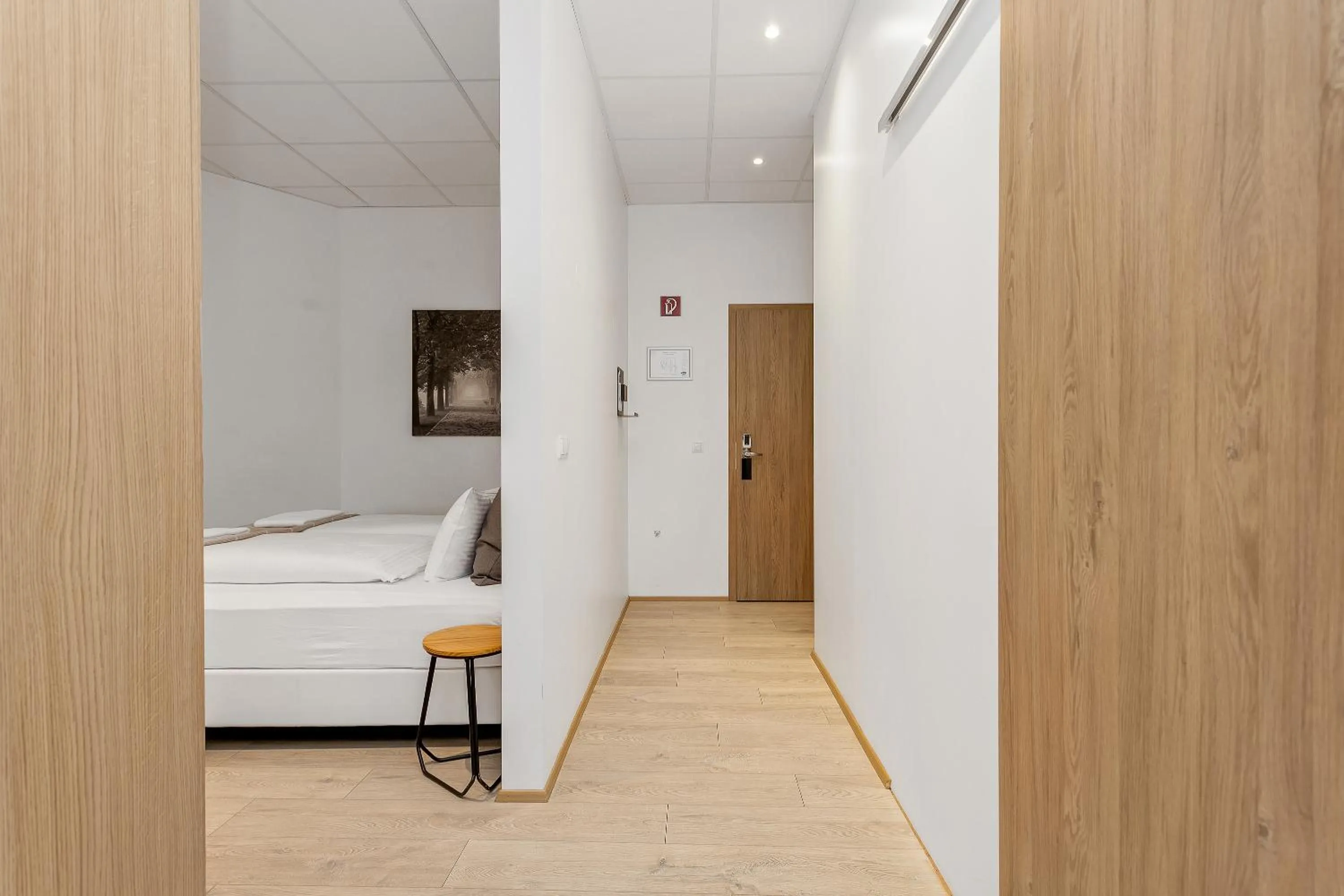 Bedroom, Bed in Blue Mountain Apartments by Heimaleiga