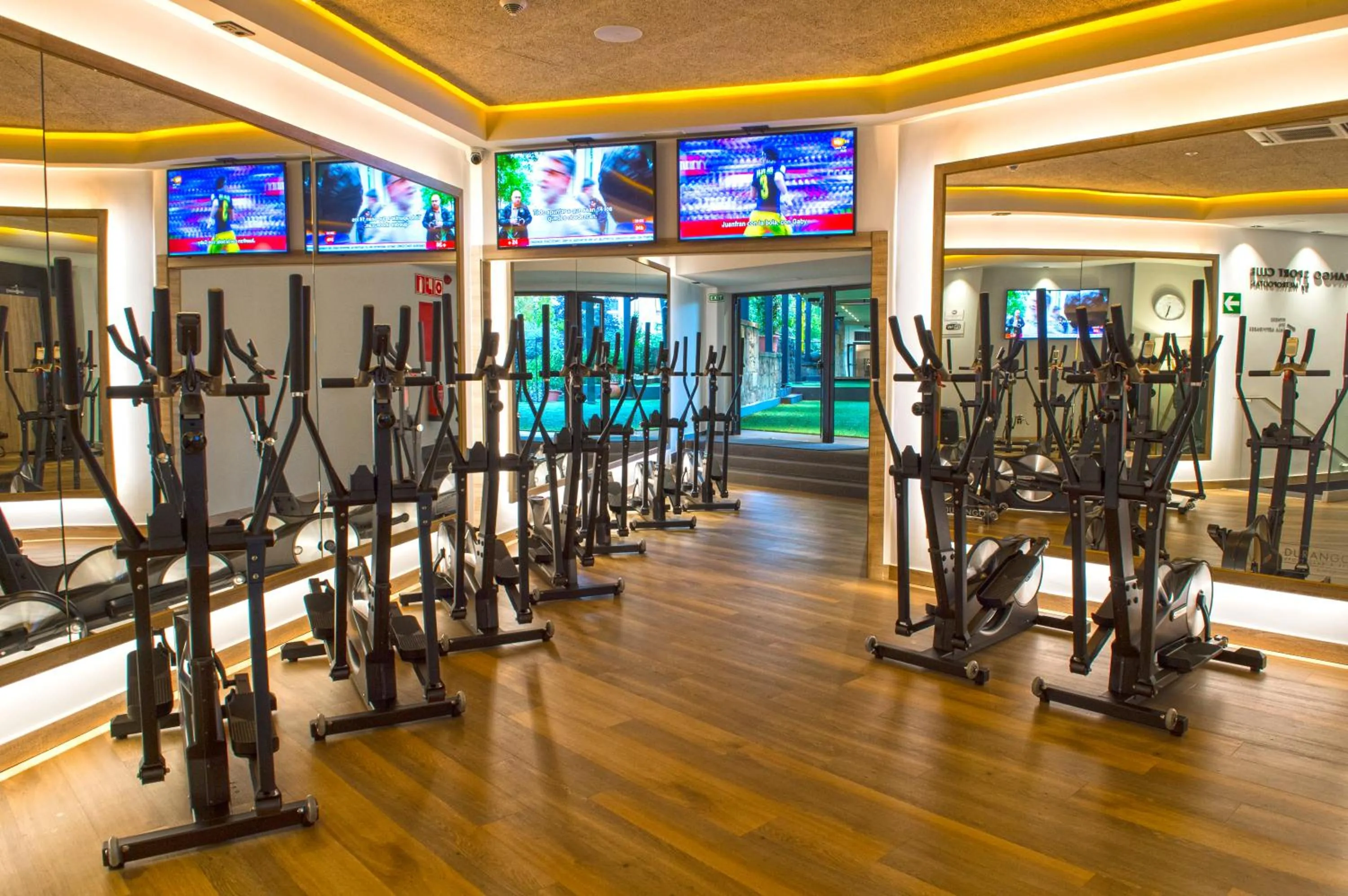 Fitness centre/facilities in Silken Gran hotel Durango