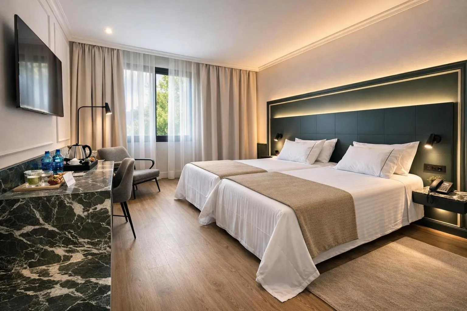 Bed in Silken Gran hotel Durango