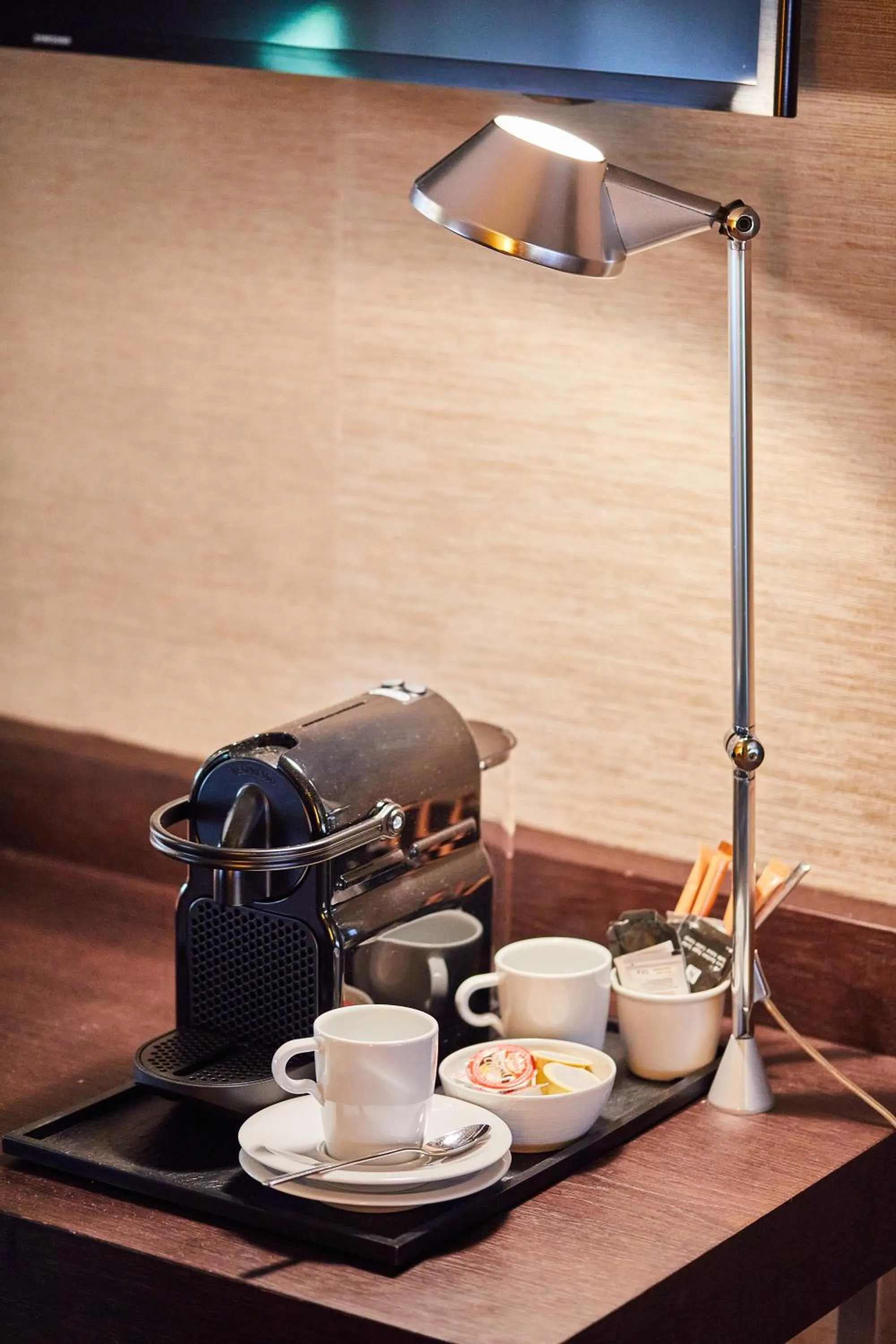 Coffee/tea facilities in Silken Gran hotel Durango