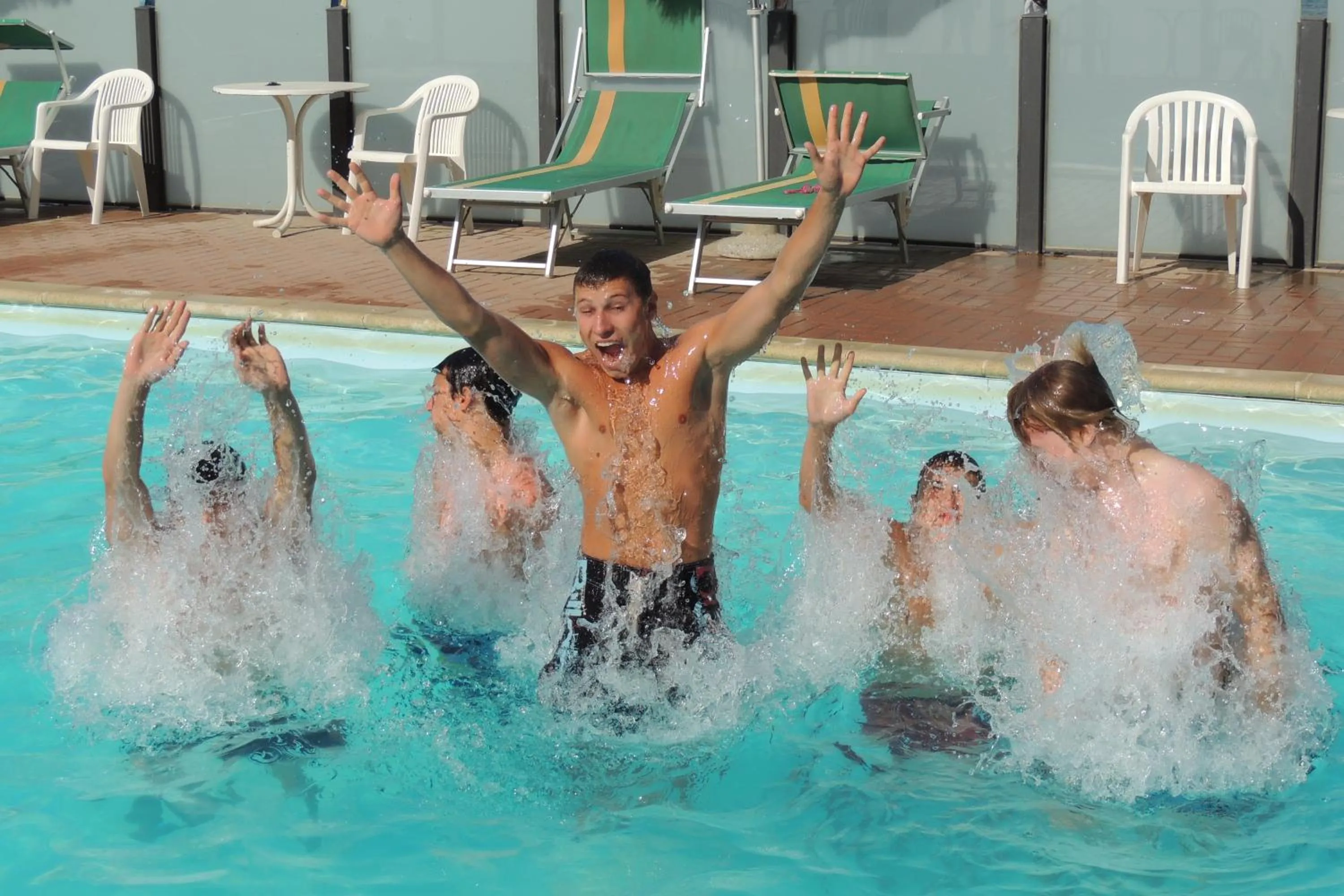 Swimming pool in Hotel Apollonia