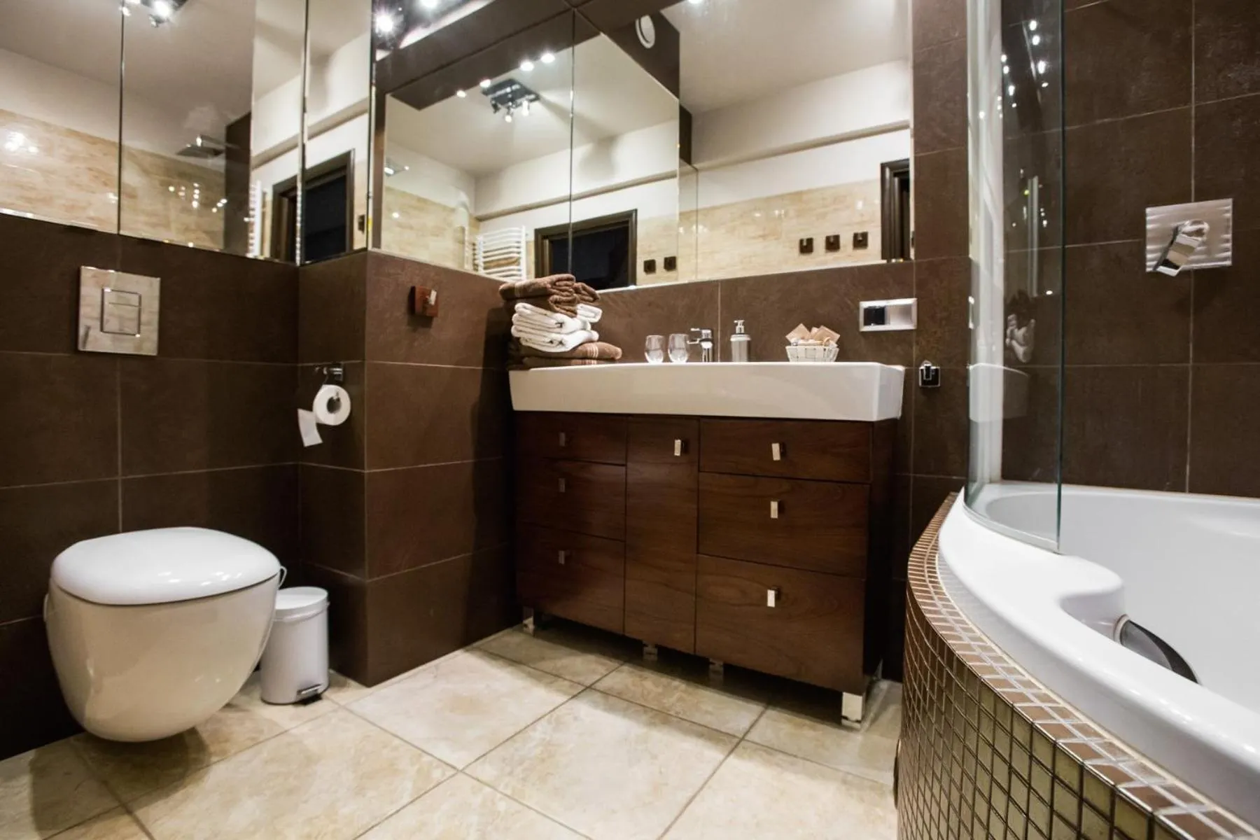 Shower in Apartamenty w Villa Park