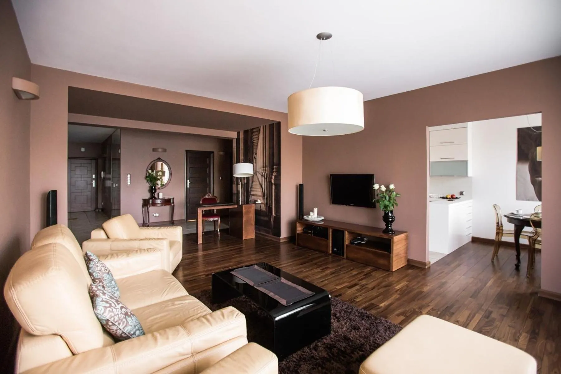 Living room in Apartamenty w Villa Park