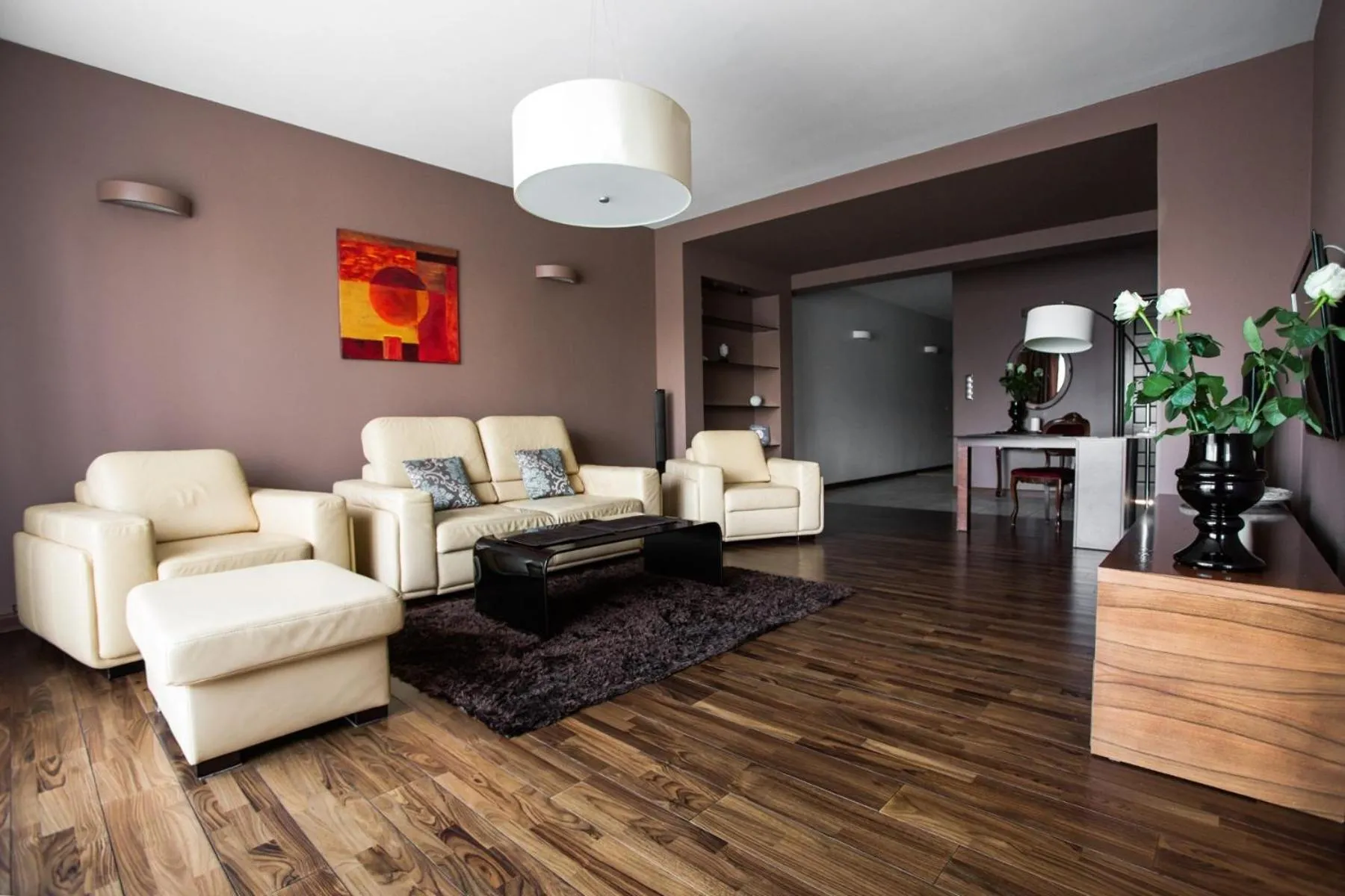 Living room in Apartamenty w Villa Park