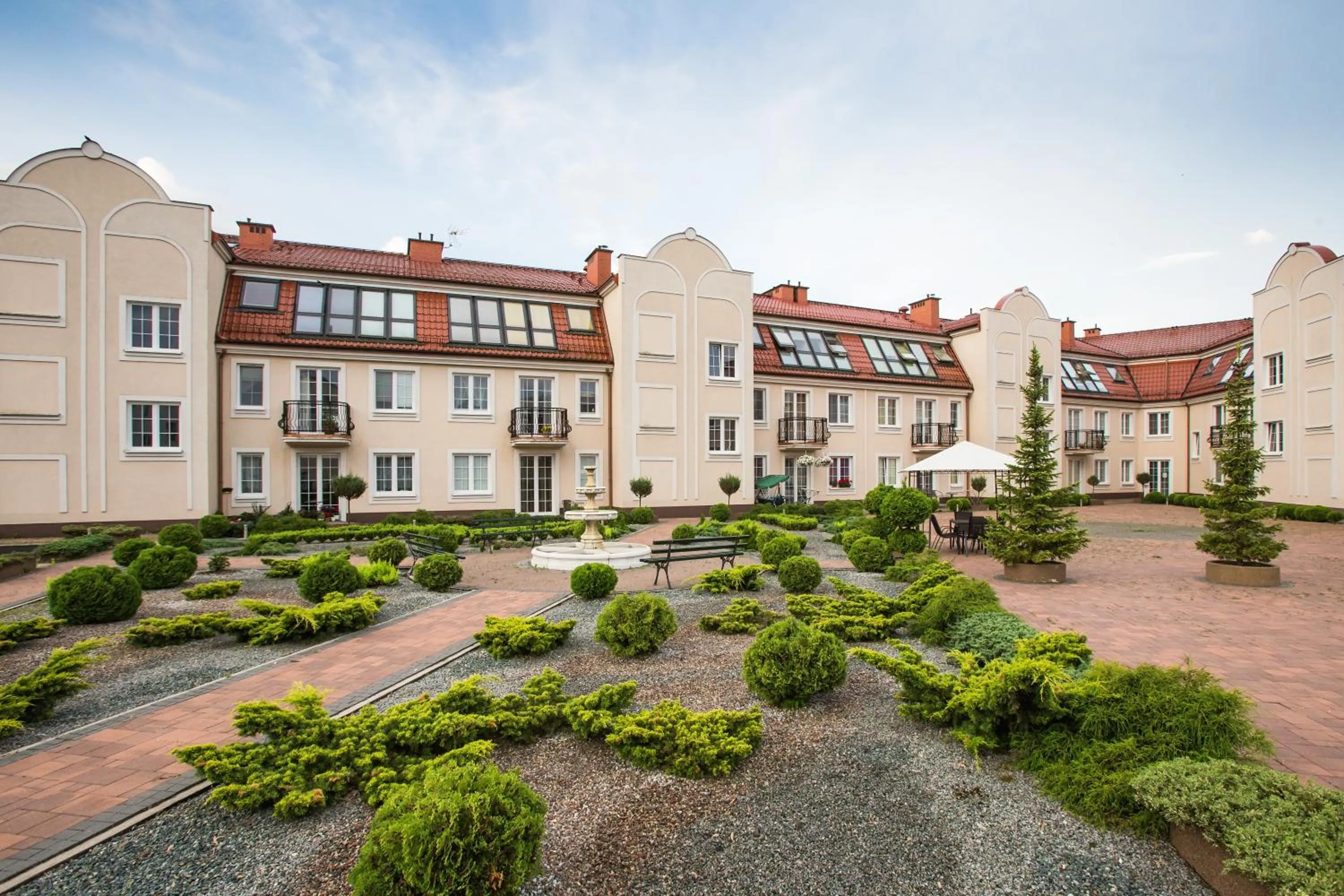 Inner courtyard view in Apartamenty w Villa Park