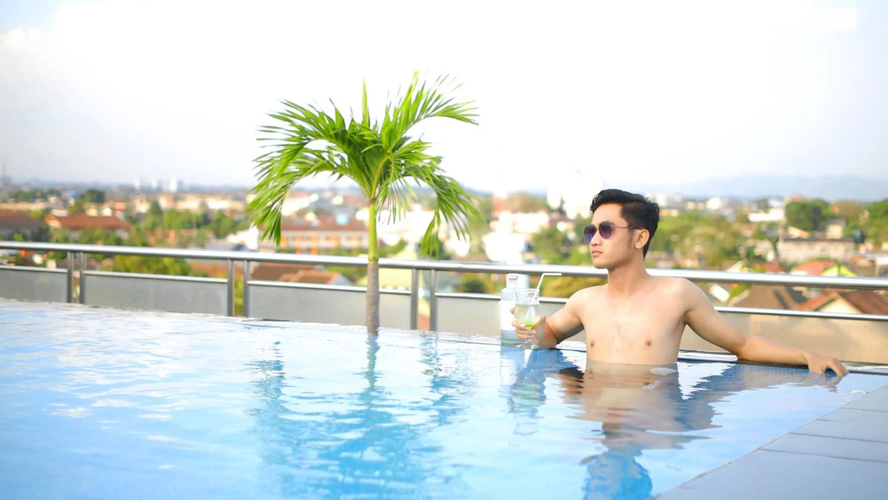 Natural landscape in Pandanaran Prawirotaman Yogyakarta