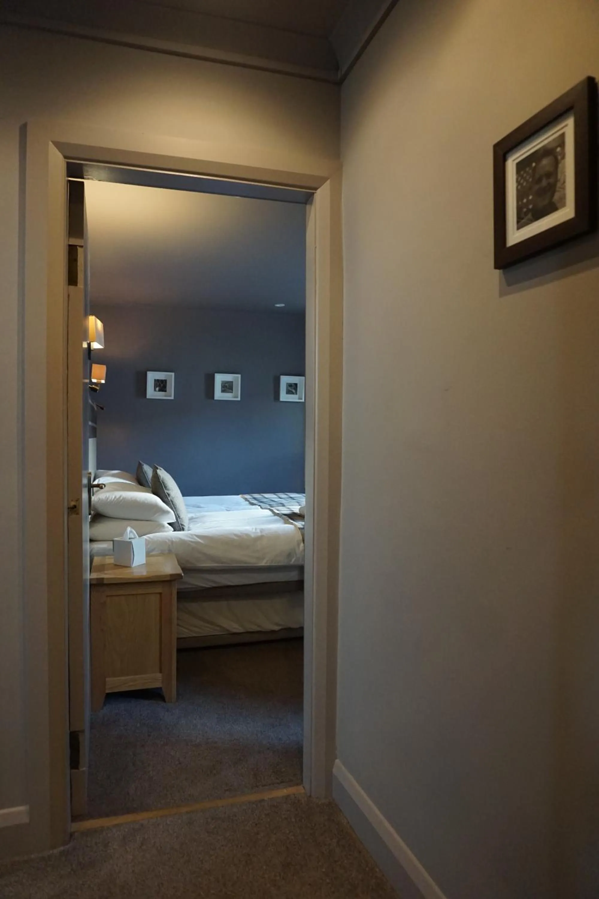 Bed in Lochside Hotel