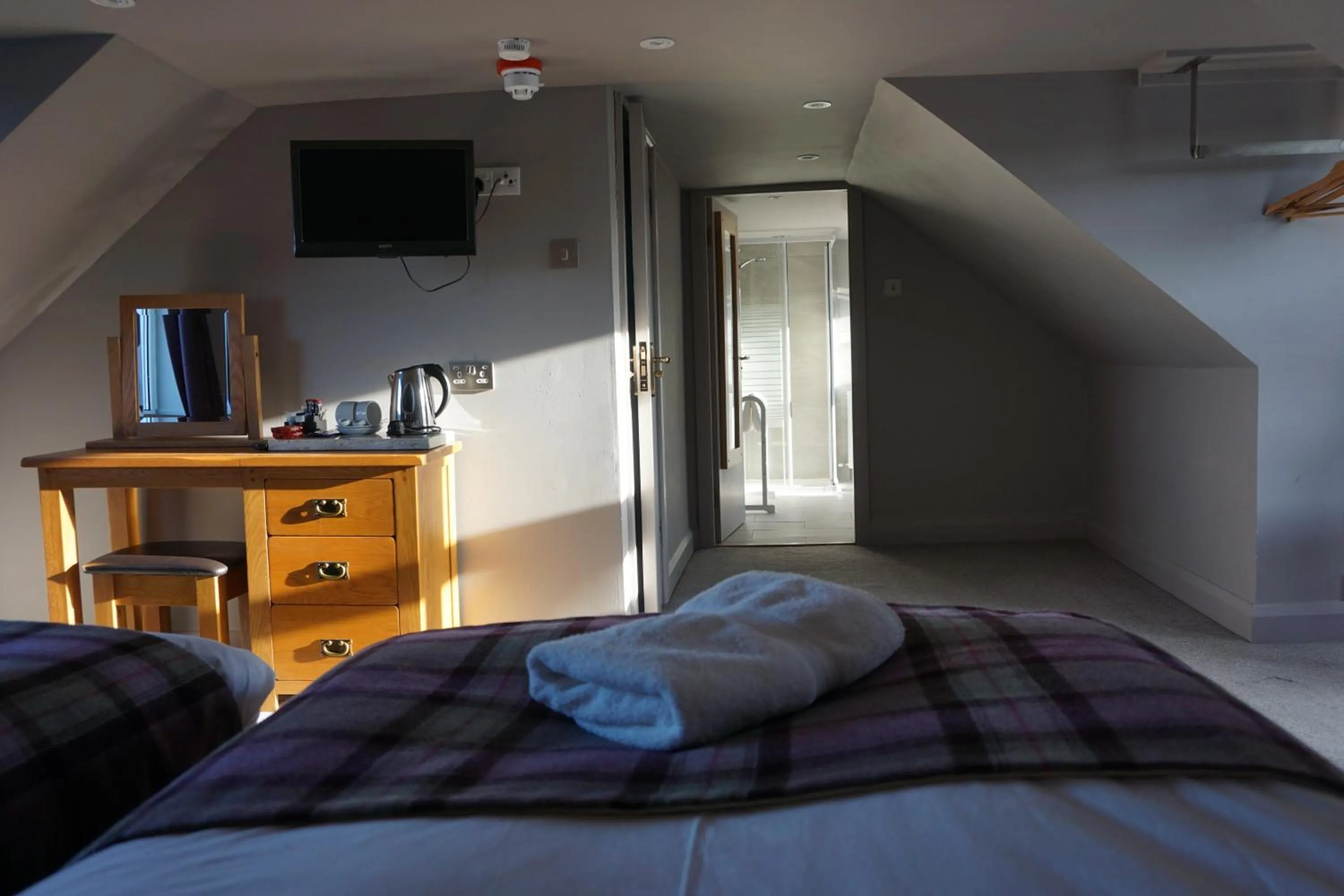 Bed in Lochside Hotel