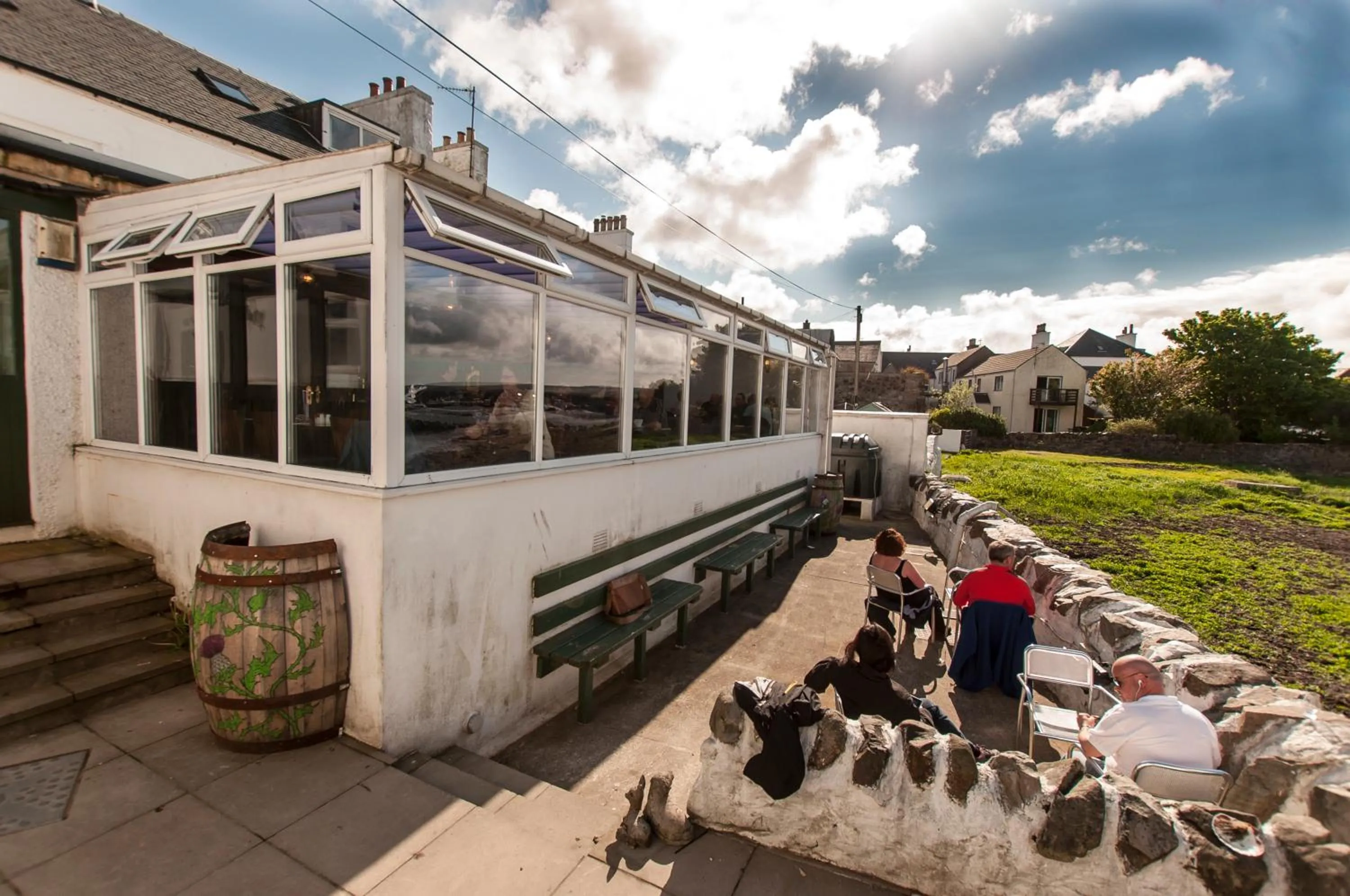 Patio in Lochside Hotel